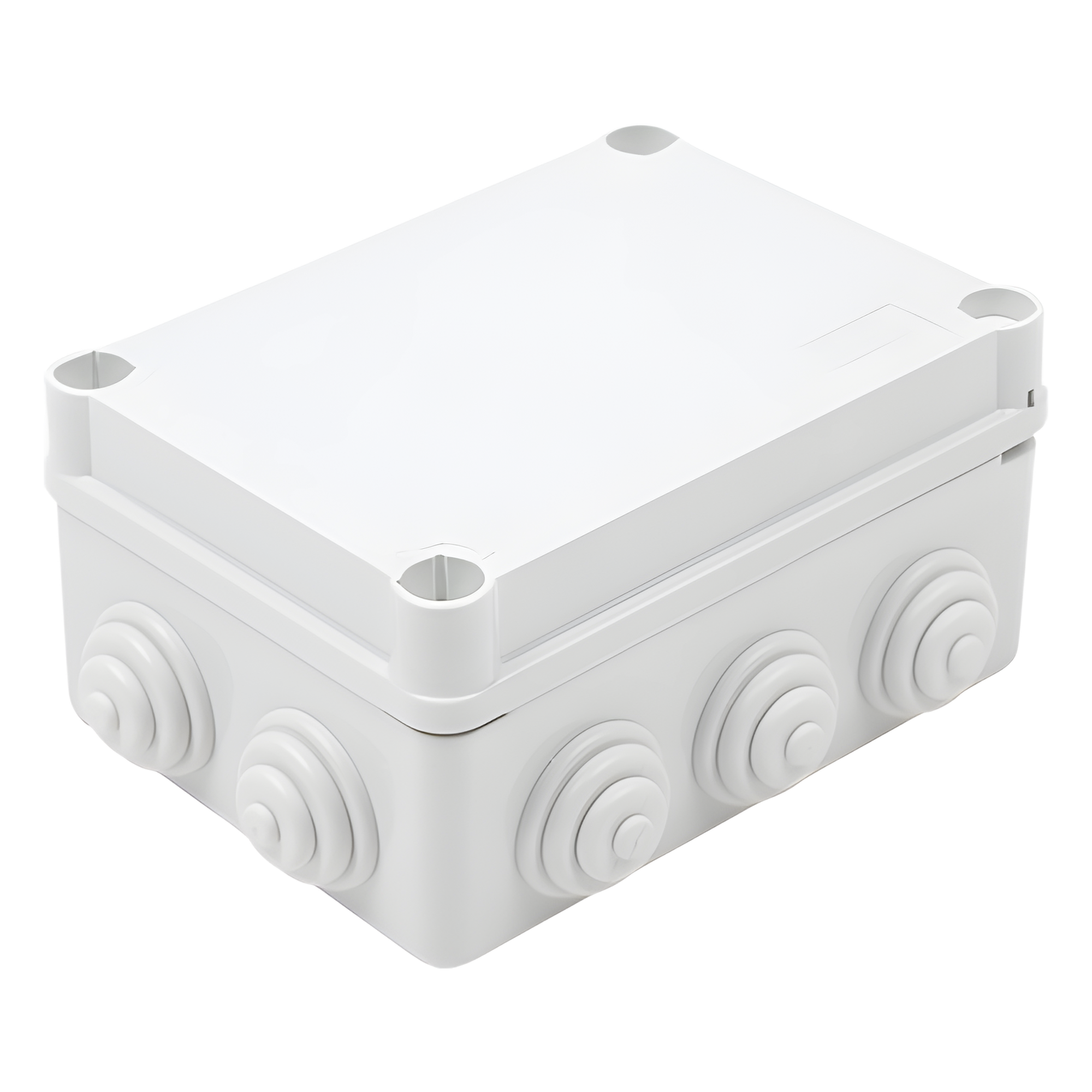 Caja Estanca de Derivación / PVC Libre de Halógenos / 10 Entradas / IP55 / IK08 / 150x110x70 mm (5.9x4.3x2.7 in) / -24°C a 60°C — GEWISS · SKU GW-44-026