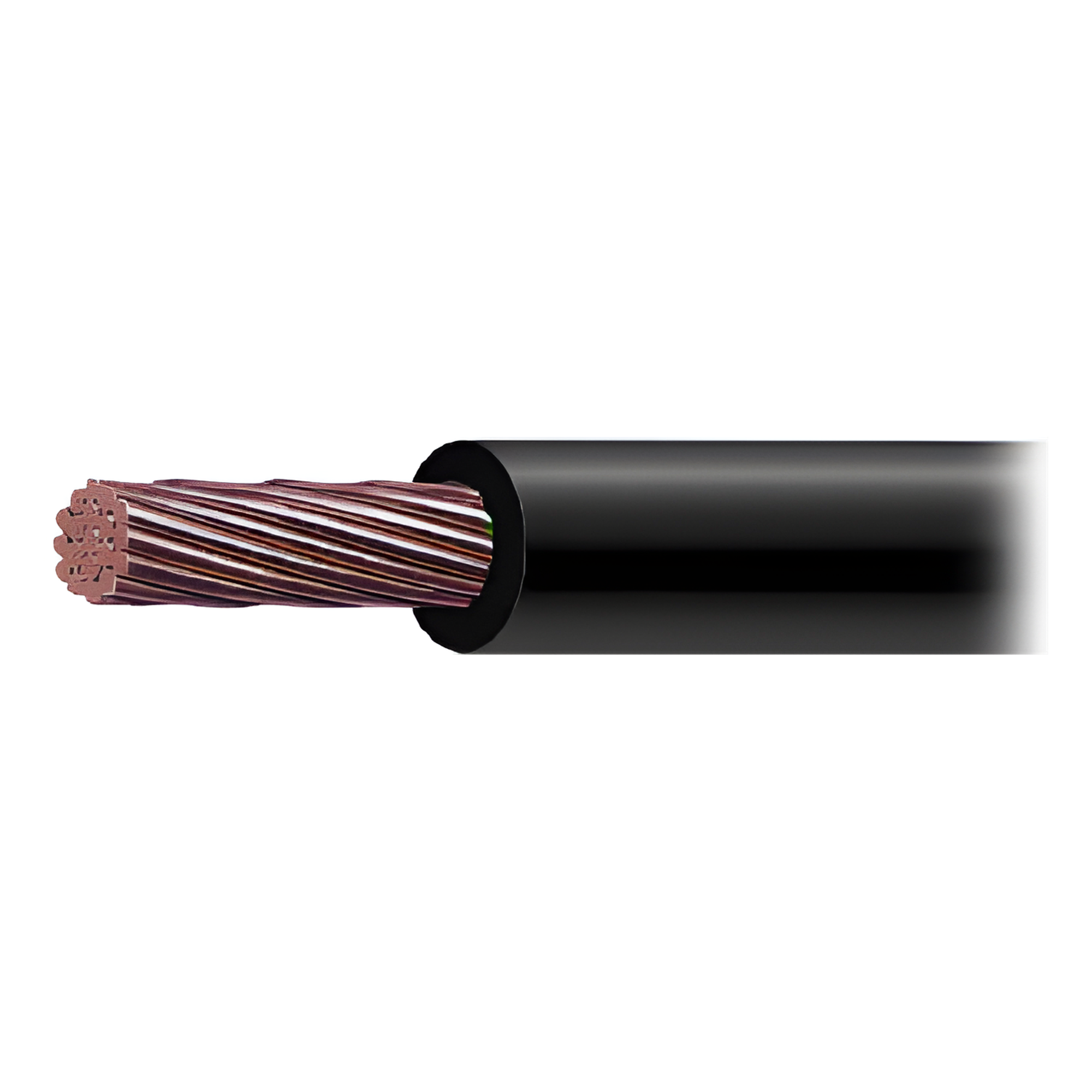 Cable THW-LS / Calibre 2/0 AWG / 19 Hilos / Color Negro / Venta por Metro