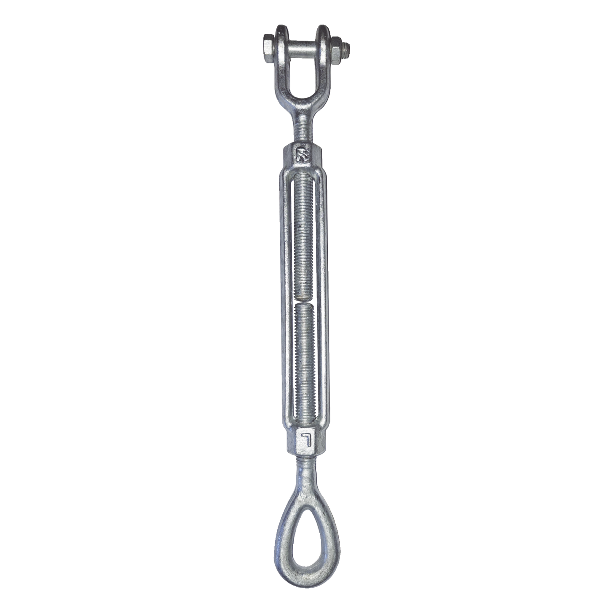 Tensor Ojo-Quijada / Acero Forjado / Galvanizado Inmersión en Caliente / 2200 lbs / Carrera 9 in (228.6 mm) — SYSCOM TOWERS · SKU TEN1/2X9OQJ