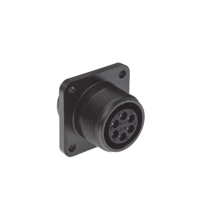 Conector Hembra Circular  de 6 Terminales para uso Rudo, Amphenol 