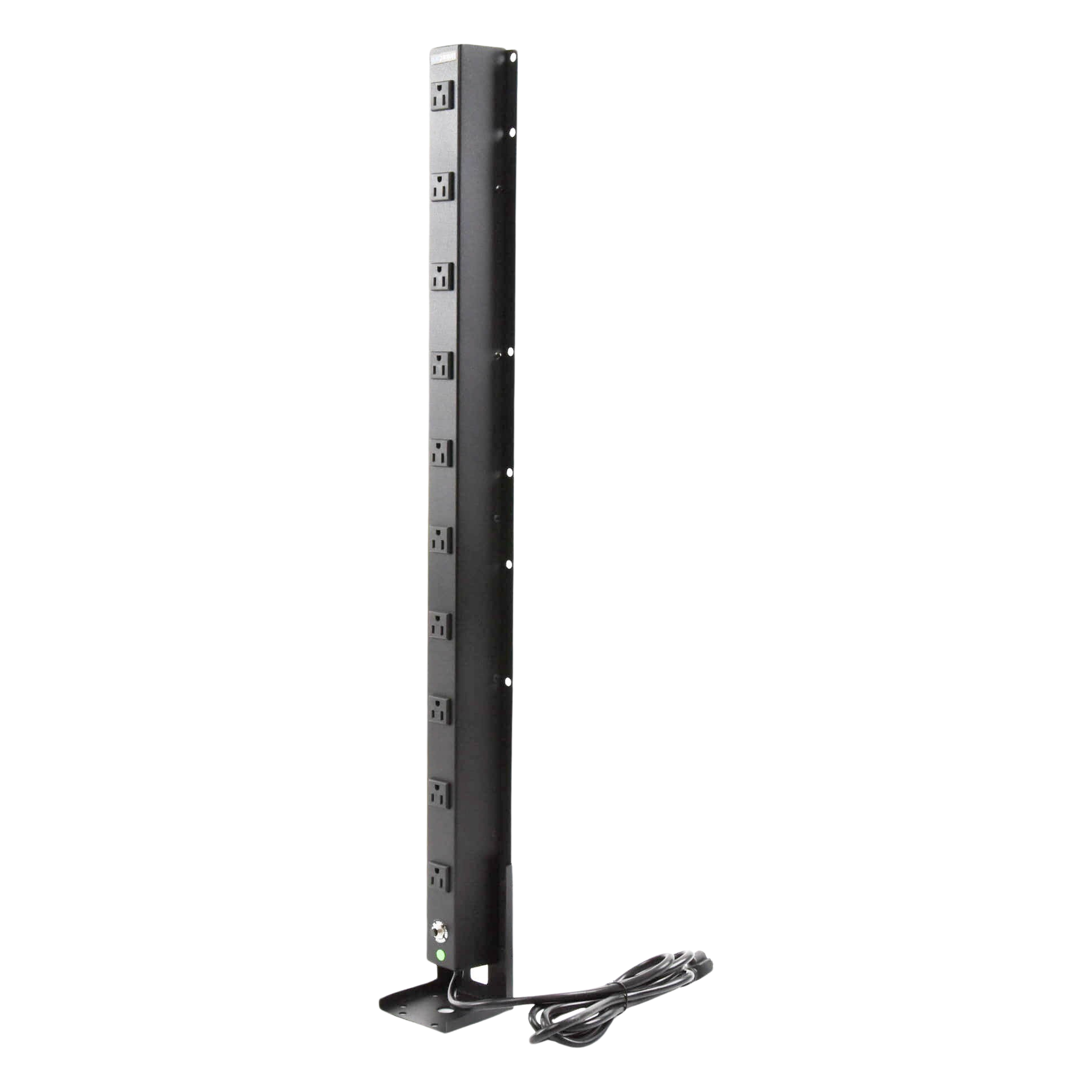 PDU Vertical / 10 Contactos NEMA 5-15R / 120Vca 15A / Racks EIRL y EIQR