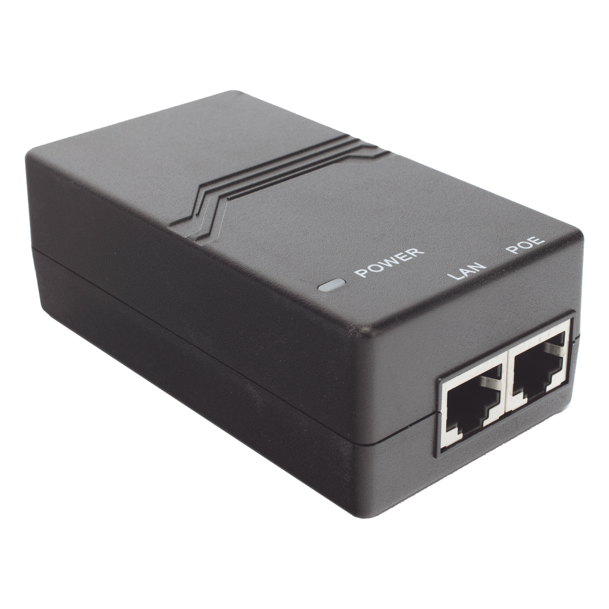 Inyector PoE / 802.3af 15W / 2 Puertos Gigabit / Entrada 100-240V AC / Detección Inteligente PD