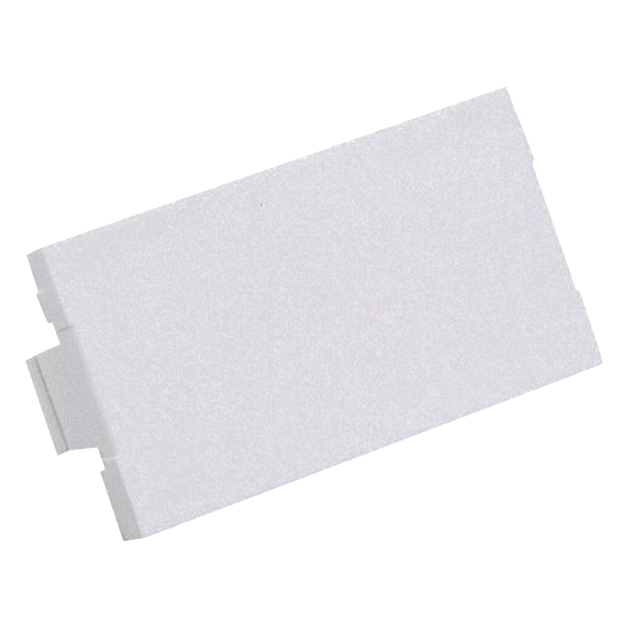 Módulo de Tapa Ciega / 1/3 de Espacio / Blanco Mate / ABS / 41.66 x 39.62 x 0.52 mm / 0.14 x 0.13 x 0.002 ft — PANDUIT · SKU CHB2MIW-X