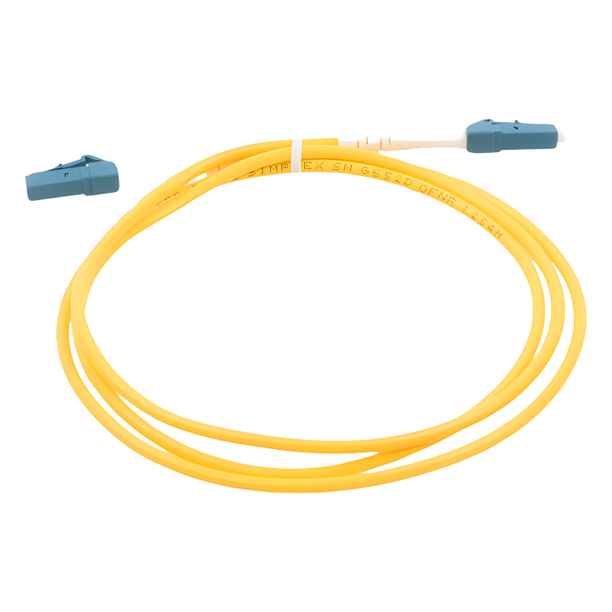 Jumper de Fibra Óptica Monomodo LC/LC Simplex de 1 Metro (3.28 Pies)