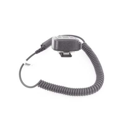 Micrófono-Bocina Portátil / Impermeable IP55 / Cancelación de Ruido / Cable PU Reforzado con Kevlar / Pinza Giratoria 360° / Jack 3.5 mm
