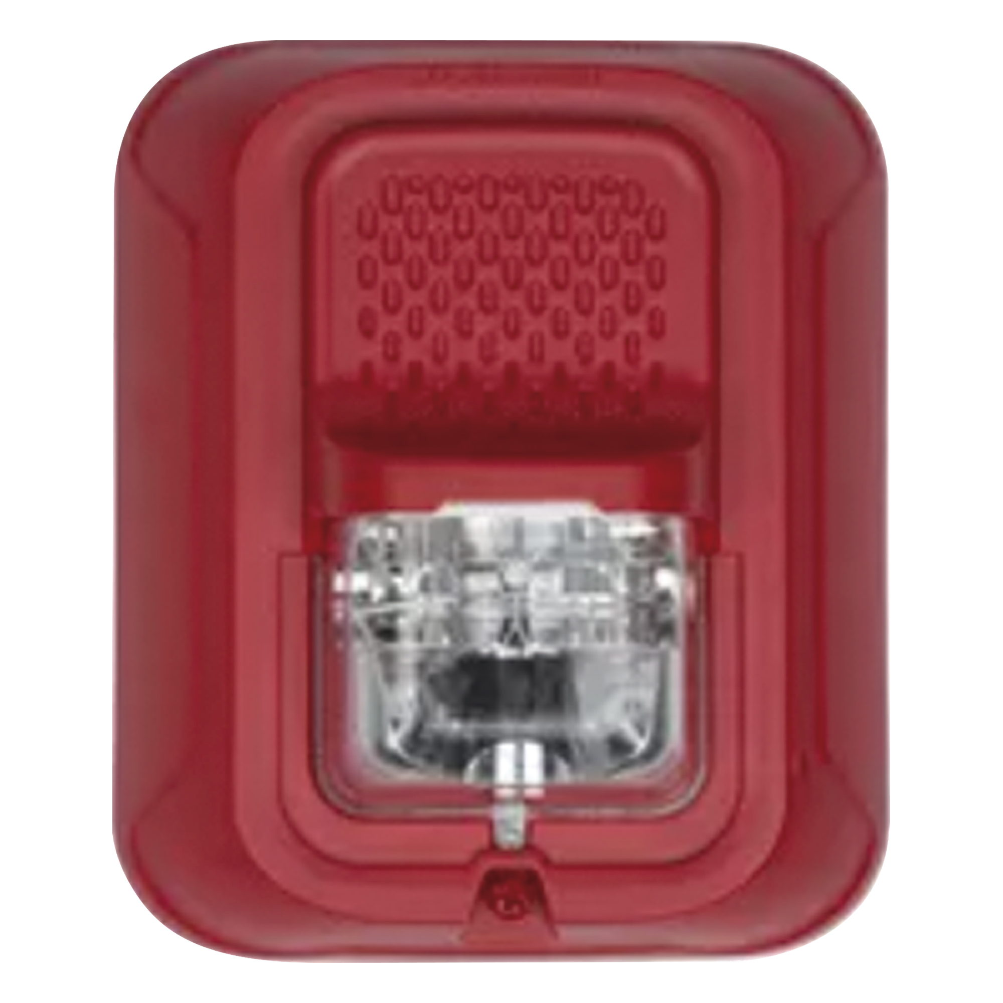 Bocina con Estrobo para Pared / 7 Niveles de Candela Seleccionables / 25.0 o 70.7 VRMS / 400-4,000 Hz / UL 1480 y UL 1971 / Carcasa Roja Sin Impresión — HONEYWELL · SKU SPSRLP