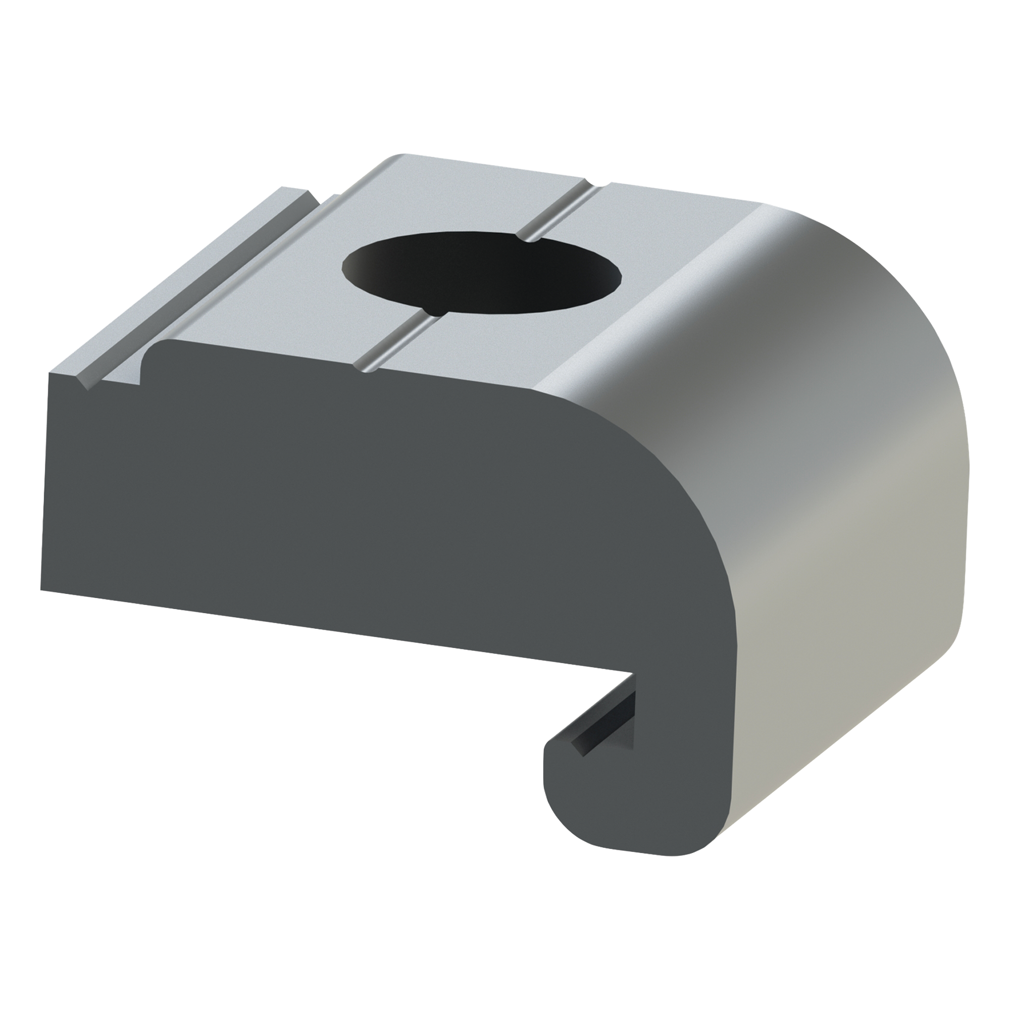 Tuerca para Riel / Compatible con Tornillos 3 y 7 / Aluminio Anodizado / Resistente a Corrosión / Diseño de Fácil Instalación — EPCOM POWERLINE · SKU EPLG222