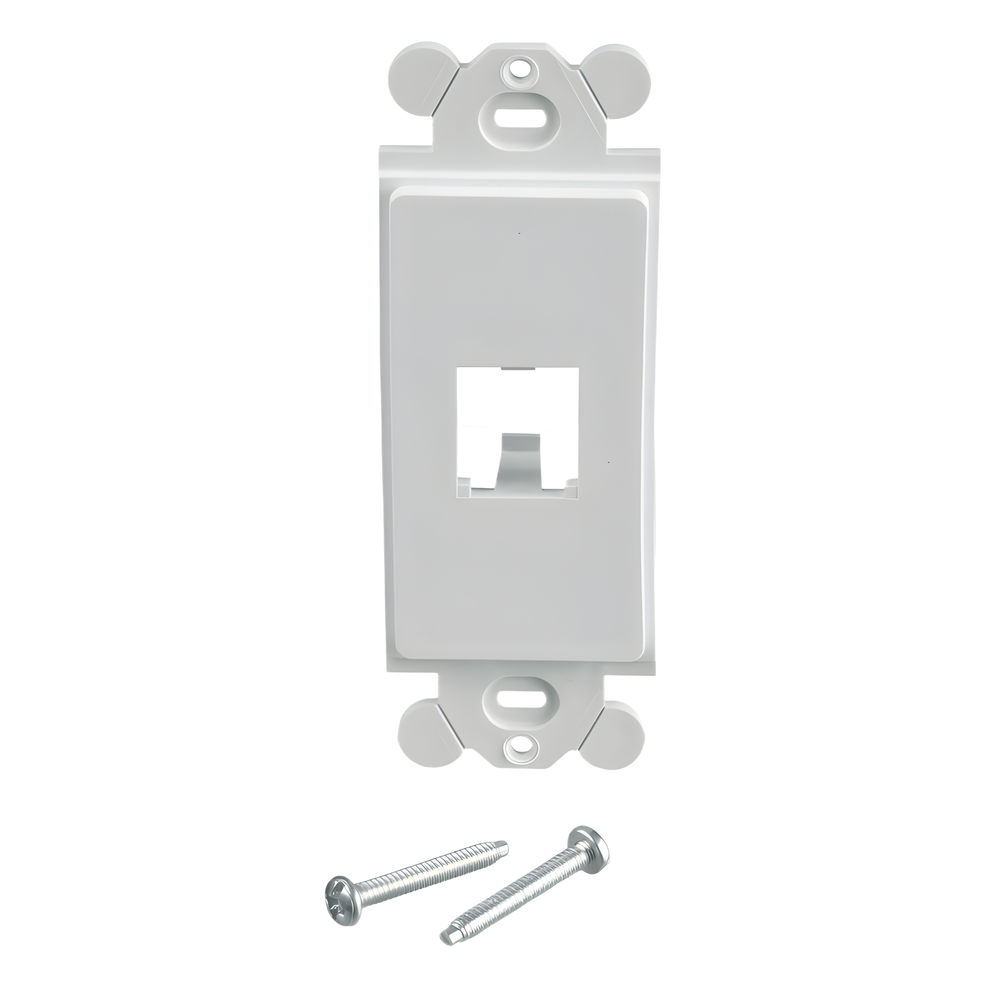 Marco de Módulo / 1 Espacio Mini-Com / Para Placa Frontal GFCI / Color Blanco — PANDUIT · SKU CFG1WH