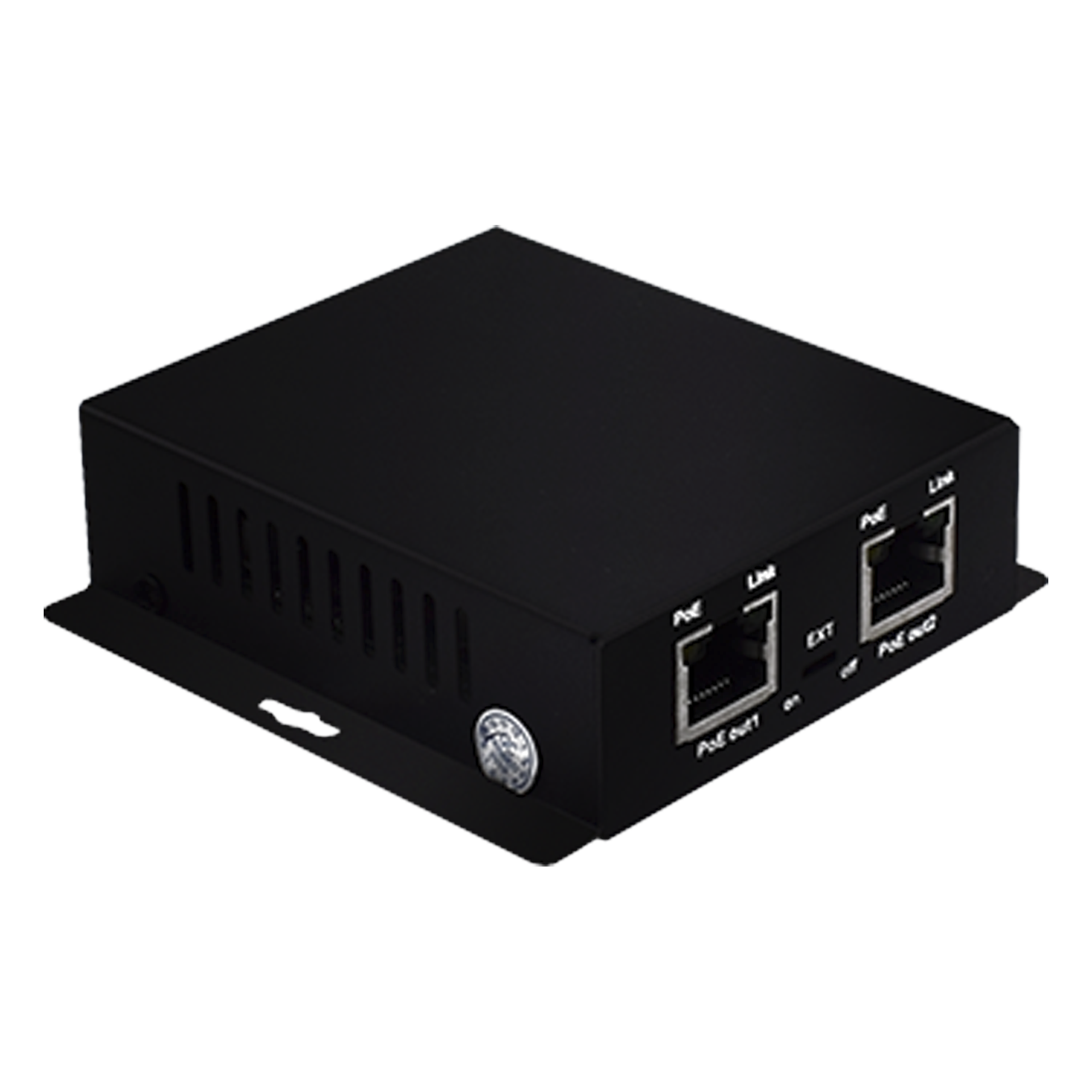 Inyector PoE Industrial / Extensión 250 m (820.2 ft) / 3 Puertos 10/100 Mbps / 802.3 af/at 30W / Sin Ventiladores / -40 a 75°C