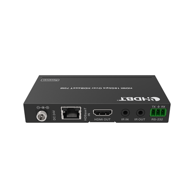 Kit Extensor HDBaseT | 4K2K@60Hz 40m | 1080p 70m | Función PoC | IR Bidireccional | RS-232 | 