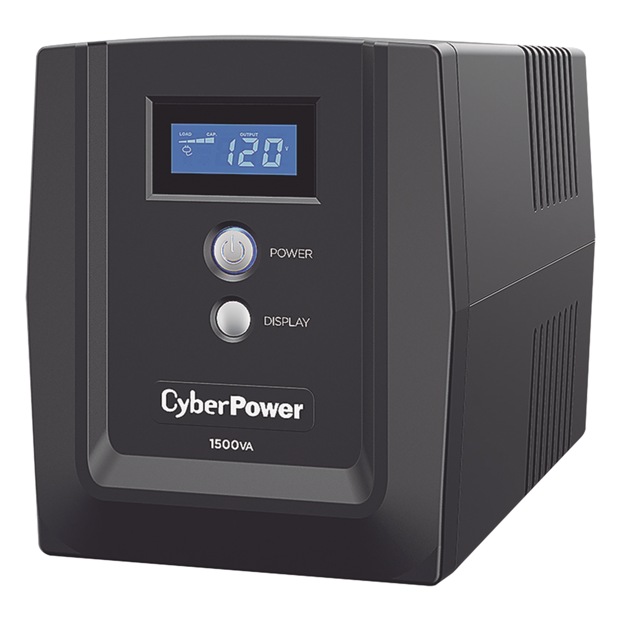 UPS Línea Interactiva / 1500 VA / 900 W / AVR 86-148 Vca / 8 Salidas NEMA 5-15R / Supresión 245 J / LCD — CYBERPOWER · SKU OM1500ATLCDA