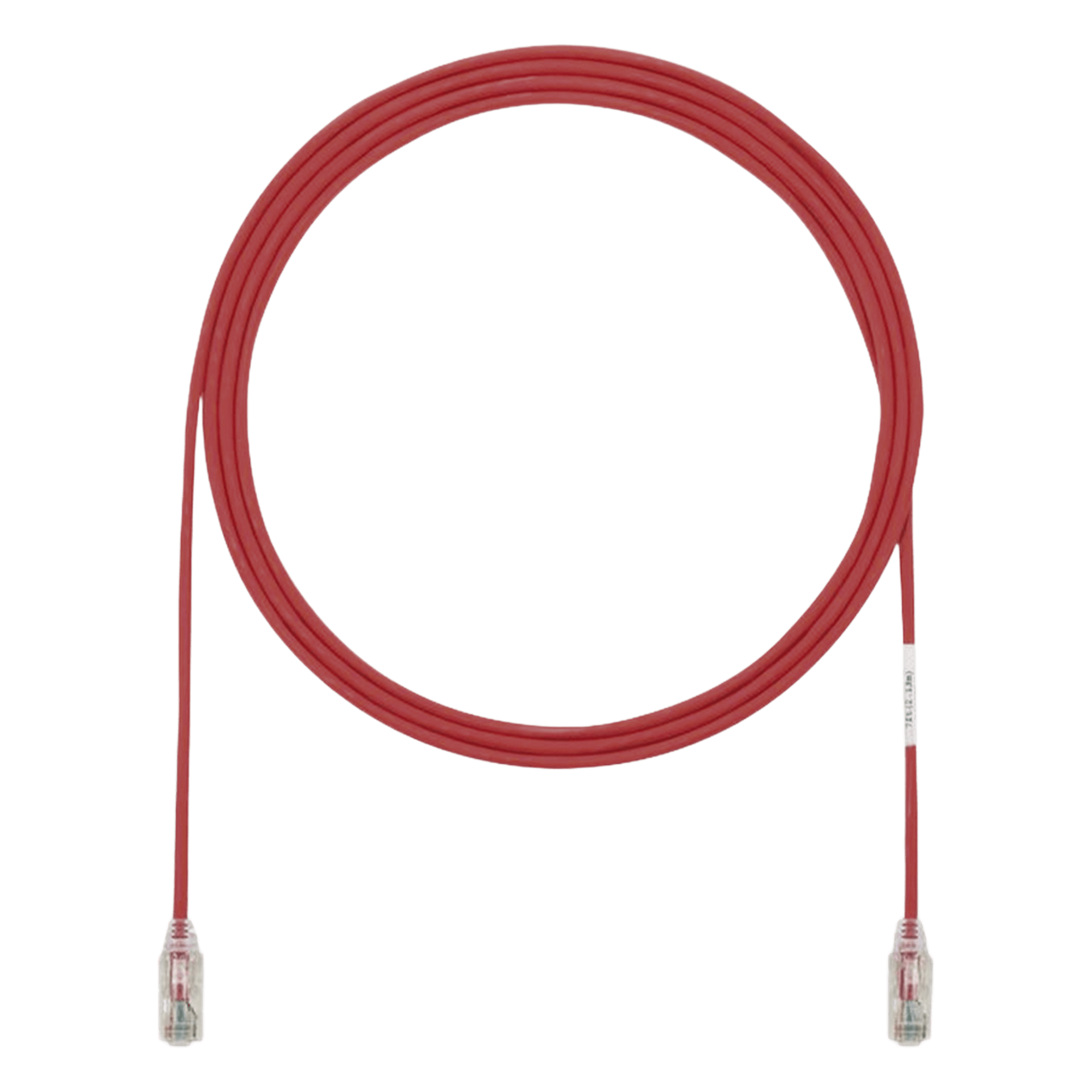 Cable de Parcheo UTP / Cat6 / 28AWG Diámetro Reducido / 0.3 m (1 Pie) / LSZH-CM Doble Clasificación / RJ50μ Oro — PANDUIT · SKU UTP28SP1RD