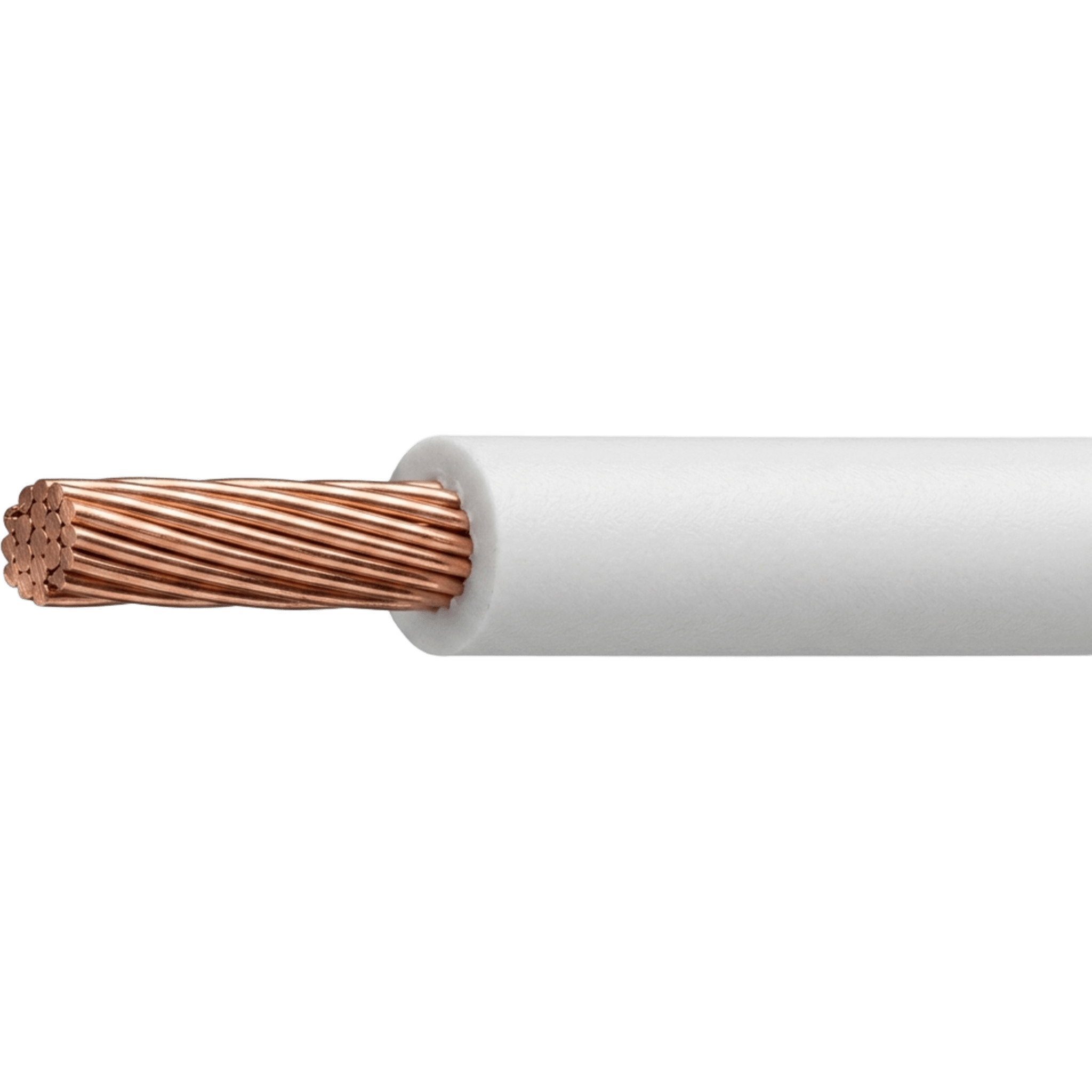 Cable Eléctrico THW-LS / 8 AWG / 19 Hilos / 90°C / 100 m (328 ft) / Blanco