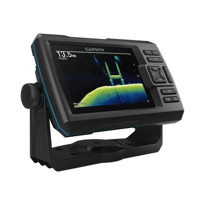 Fishfinder STRIKER™ Vivid 5cv / Pantalla WVGA a Color 5.0" / Resolución 800x480 píxeles / Receptor GPS Integrado / Sonda Tradicional Frecuencia Dual / ClearVü / Potencia de Transmisión 500 W (RMS) / IPX7 / Quickdraw Co