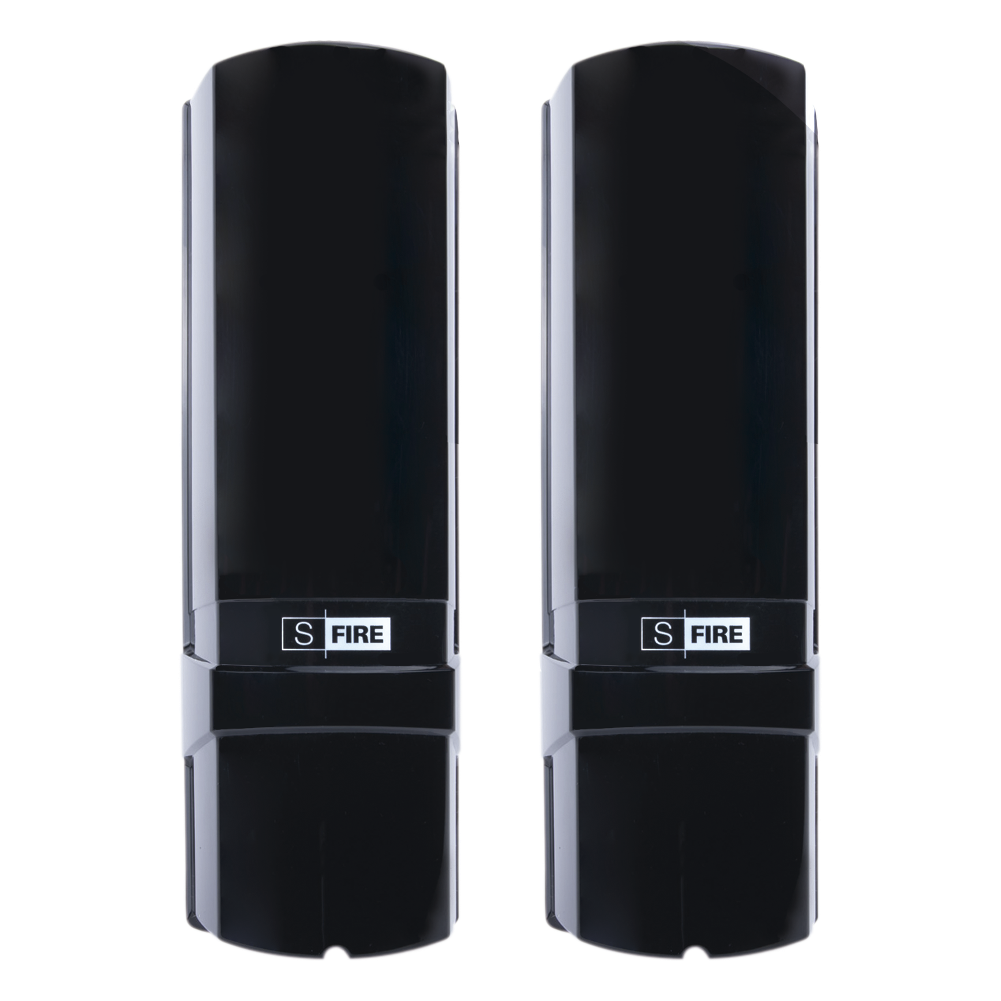 Barrera Fotoeléctrica / Triple Haz / 50 m (164 ft) Exterior / 150 m (492.1 ft) Interior / IP65 / -25°C a 55°C — SFIRE · SKU SFE50
