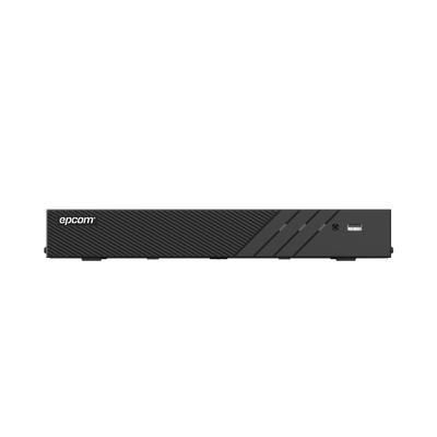 DVR 8 Canales TURBOHD + 4 Canales IP / 8 Megapixel (4K) / Audio Bidireccional por Coaxitron / ACUSENSE / Reconocimiento Facial / 1 Bahía de Disco Duro / Salida de Video en 4K / H.265+