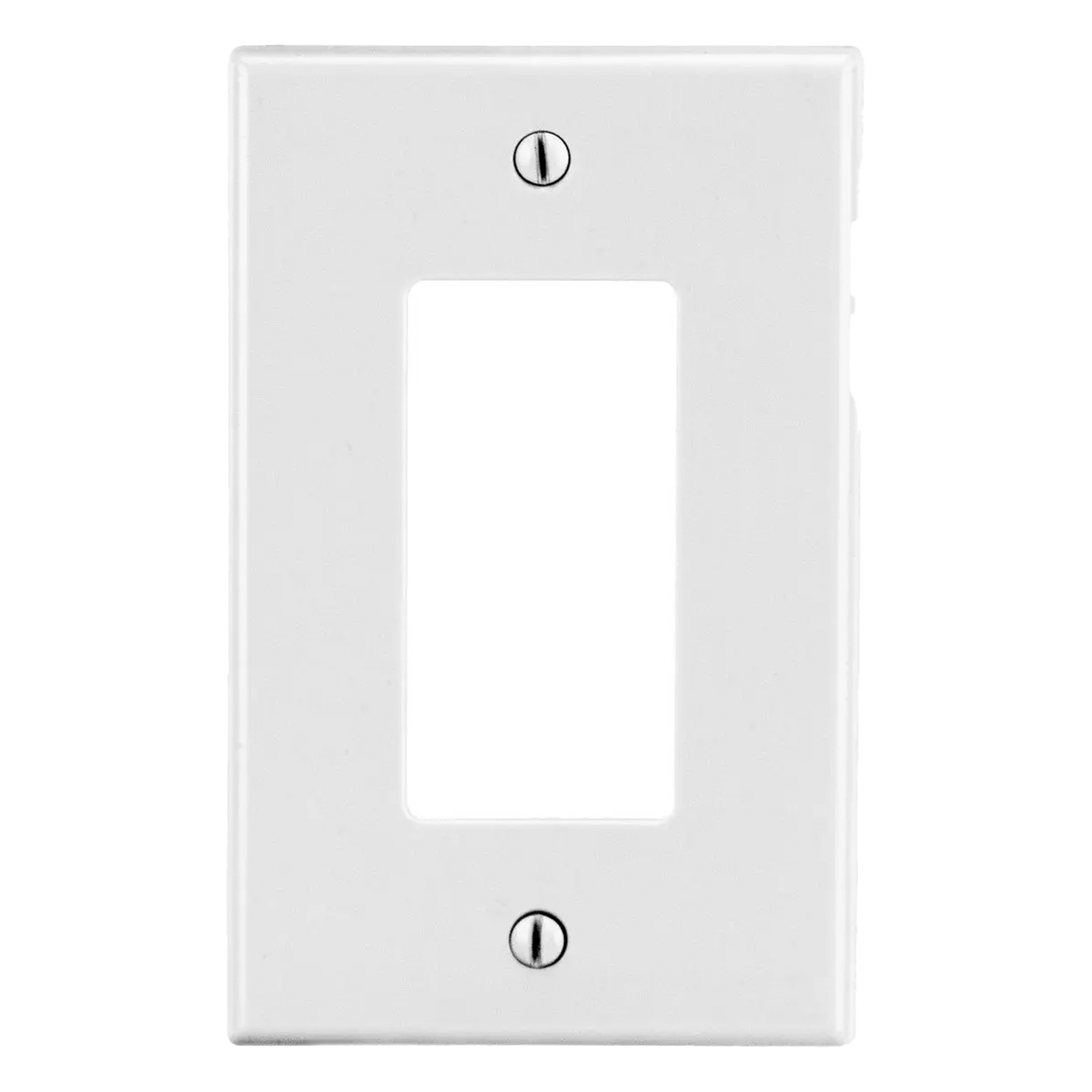 Tapa para Contacto Rectangular / Decorador / Policarbonato Termoplástico / 4.63 x 2.88 x 0.25 in / Vertical / Blanco — HUBBELL · SKU HUB-P26W