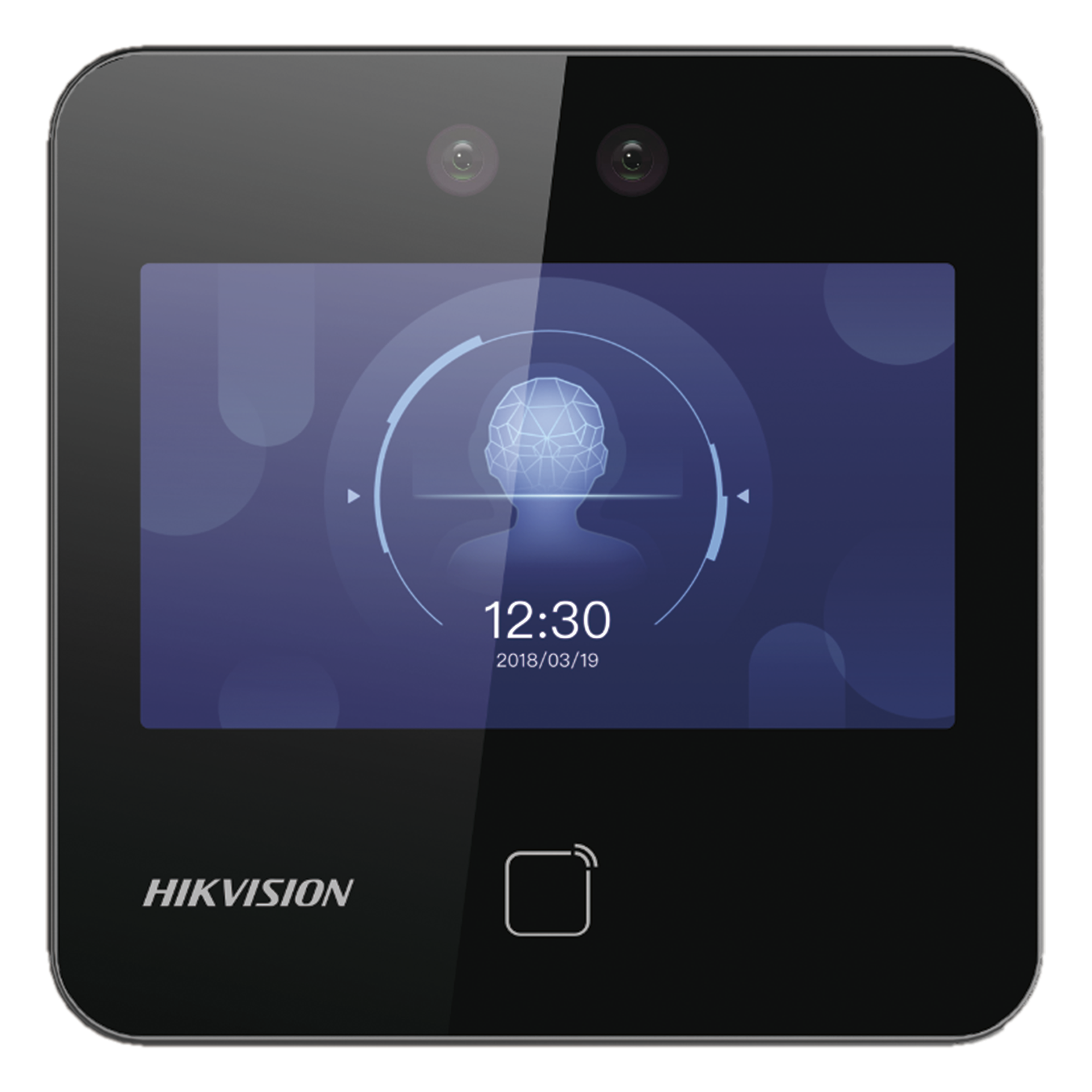 Terminal de Reconocimiento Facial / Pantalla Táctil 4.3 Pulgadas / 1,500 Rostros / 3,000 Tarjetas / Wi-Fi y Ethernet / Videoportero SIP / Detección de Cubrebocas / LFT — HIKVISION · SKU DS-K1T343MWX