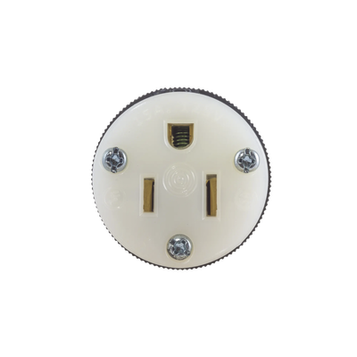 Conector Entrada Recta/ 15A 125V/ 2 Polos 3 Hilos/ Nema 5-15R/ Grado Industrial- Comercial.