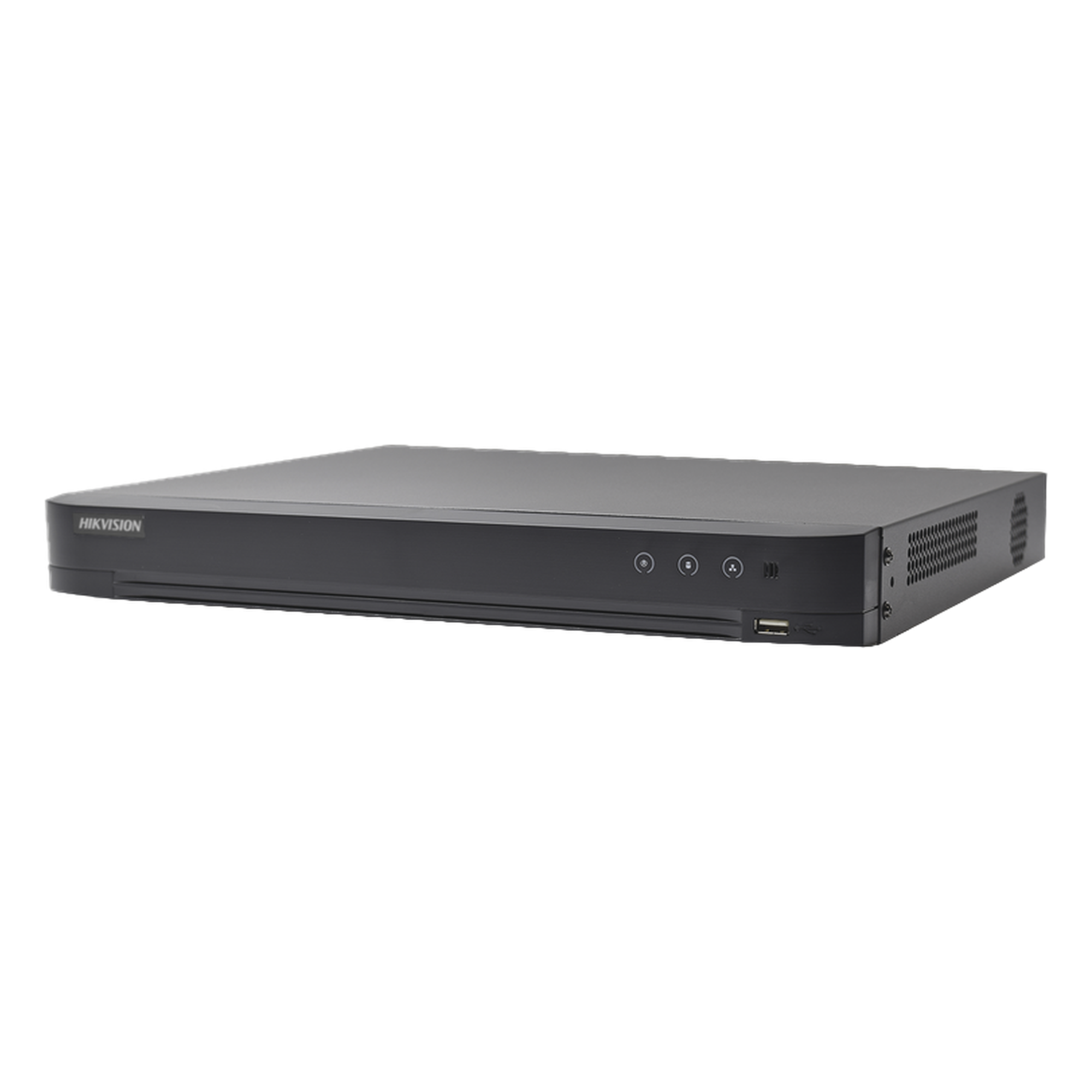 DVR Pentahíbrido / 32 Canales TurboHD + 8 Canales IP / 5 Megapixel Lite / Reconocimiento Facial 4 Canales / Audio Bidireccional Coaxitron / 2 Bahías HDD hasta 12 TB / H.265+ / Salida Full HD — HIKVISION · SKU IDS-7232HQHI-M2/XT