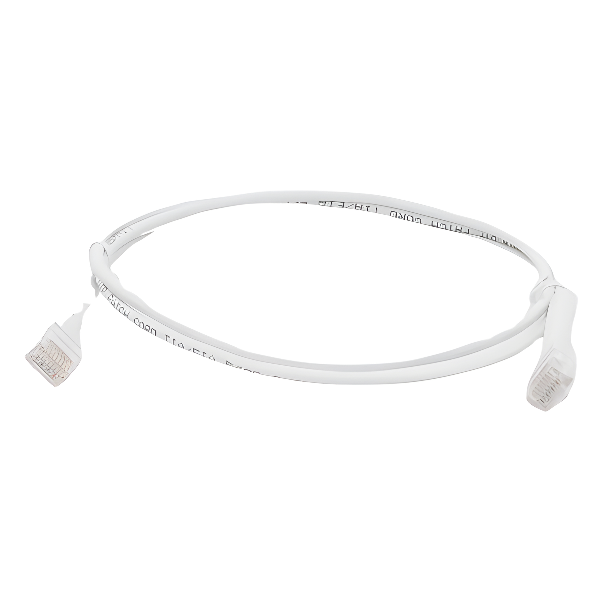 Cable de Parcheo Cat6 / Ultra Slim 1 m (3.28 ft) / UTP / RJ45 Modular / Blanco