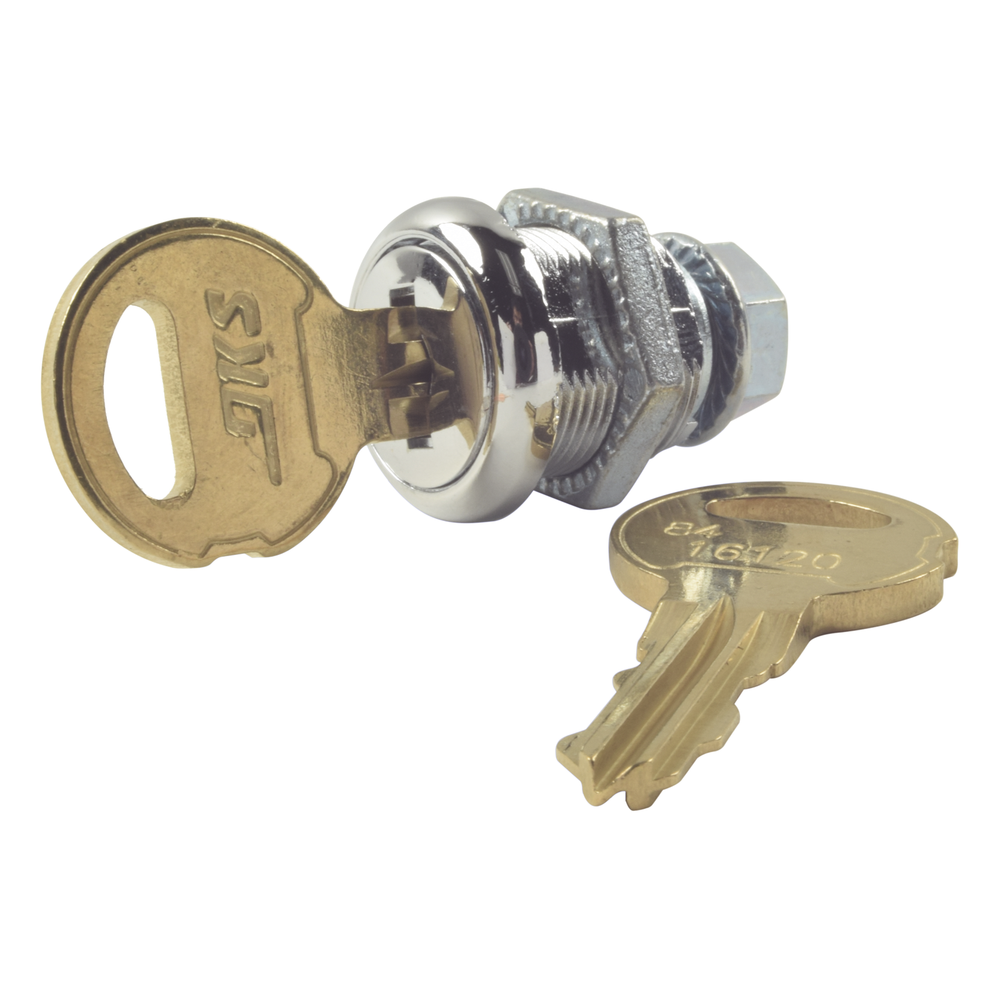 Cerradura con Llave para Barrera Vehicular / Refacción / Series 1601-1603 / Comercial Intensivo / Llave Incluida — DKS DOORKING · SKU 4001-035