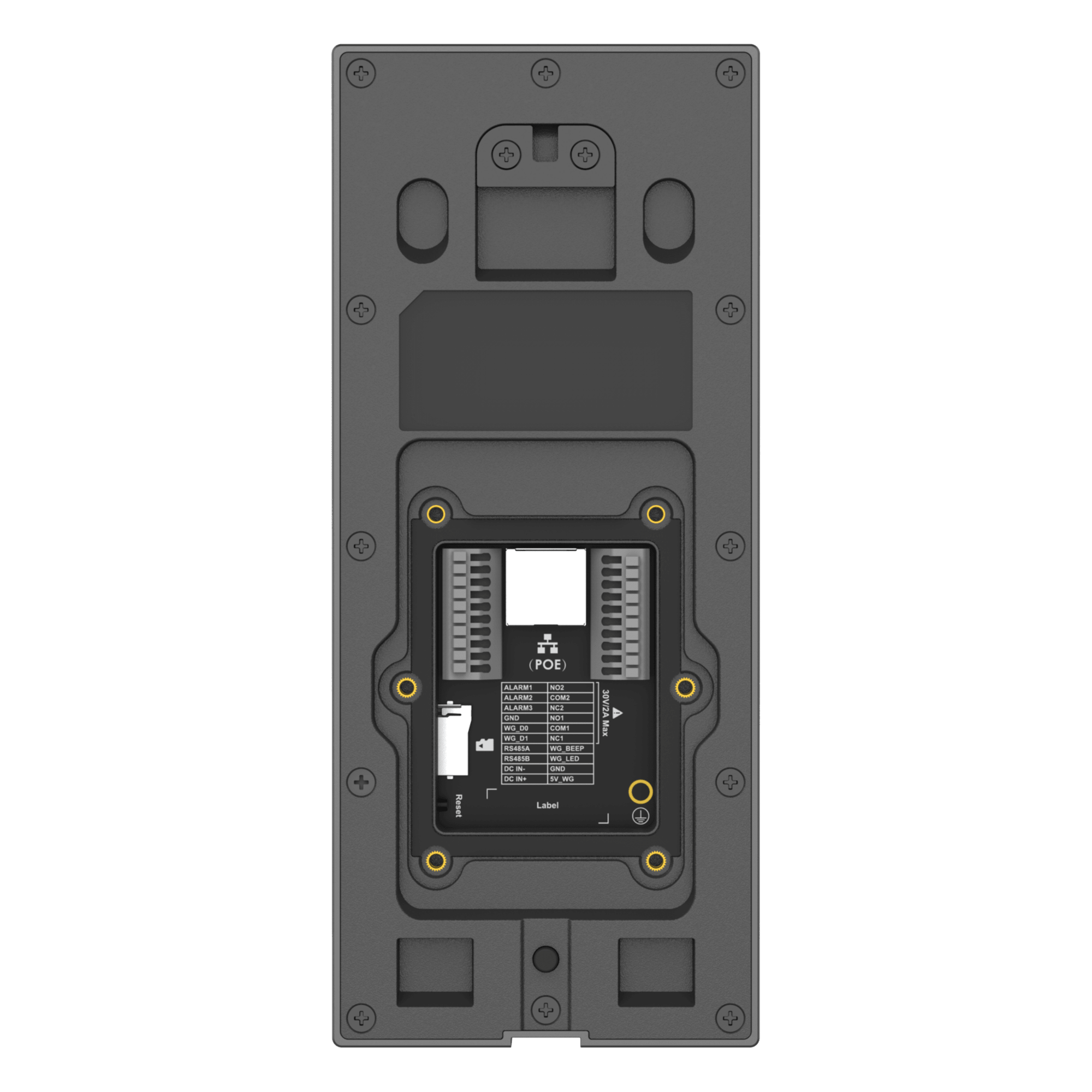 Videoportero IP Inteligente / 2K Ultra HD 4 MP / Ángulo 127° / IA ISP con Análisis de Comportamiento / Lector RFID Dual 13.56 MHz y 125 kHz / 5000 Tarjetas / PoE Integrado / IP66 IK10
