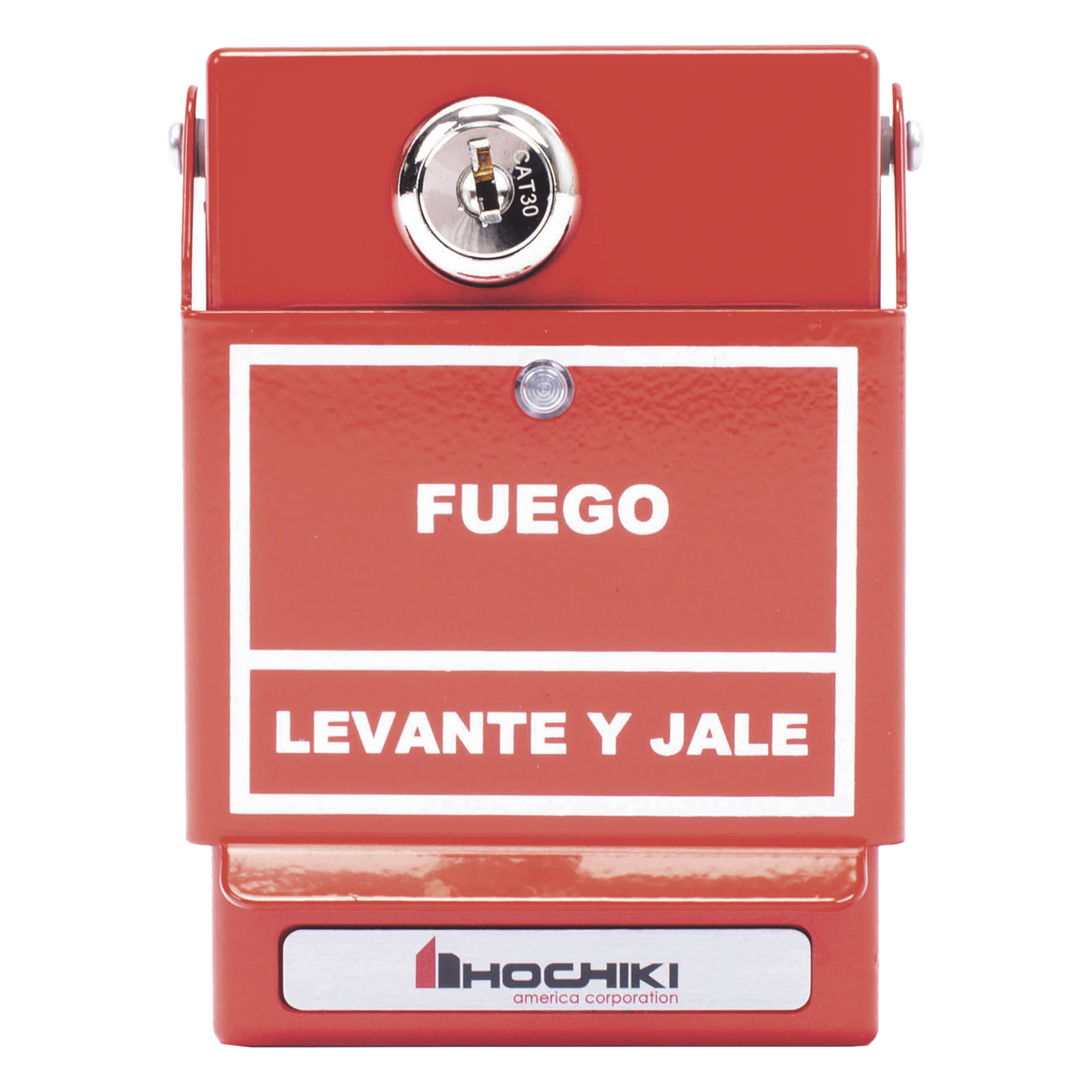 Estación Manual Direccionable / Doble Acción / LEDs Bicolor / Metal / Caja 4' — HOCHIKI · SKU DCP-AMS-KL-LP/S
