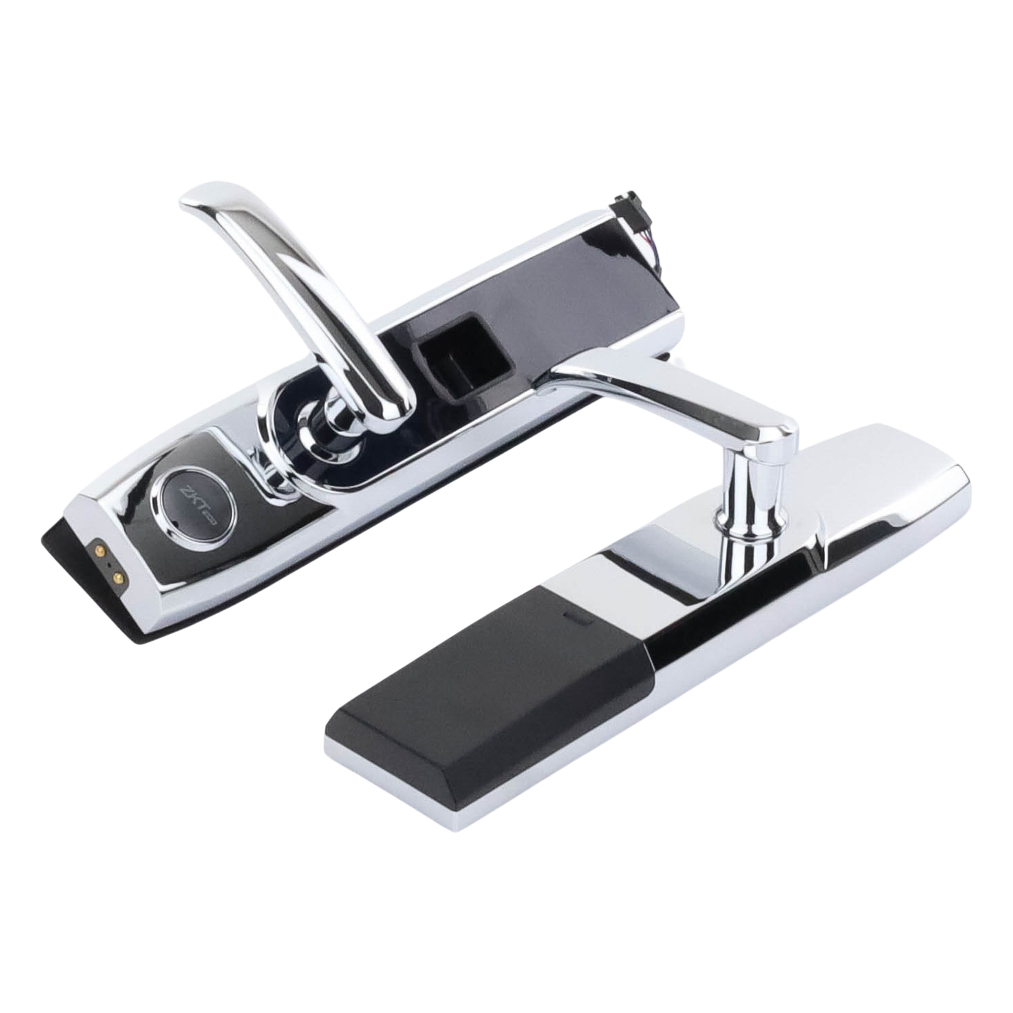 Cerradura autónoma izquierda bluetooth de huella digital, tarjeta de proximidad y contraseña / APP ZKSmarKey