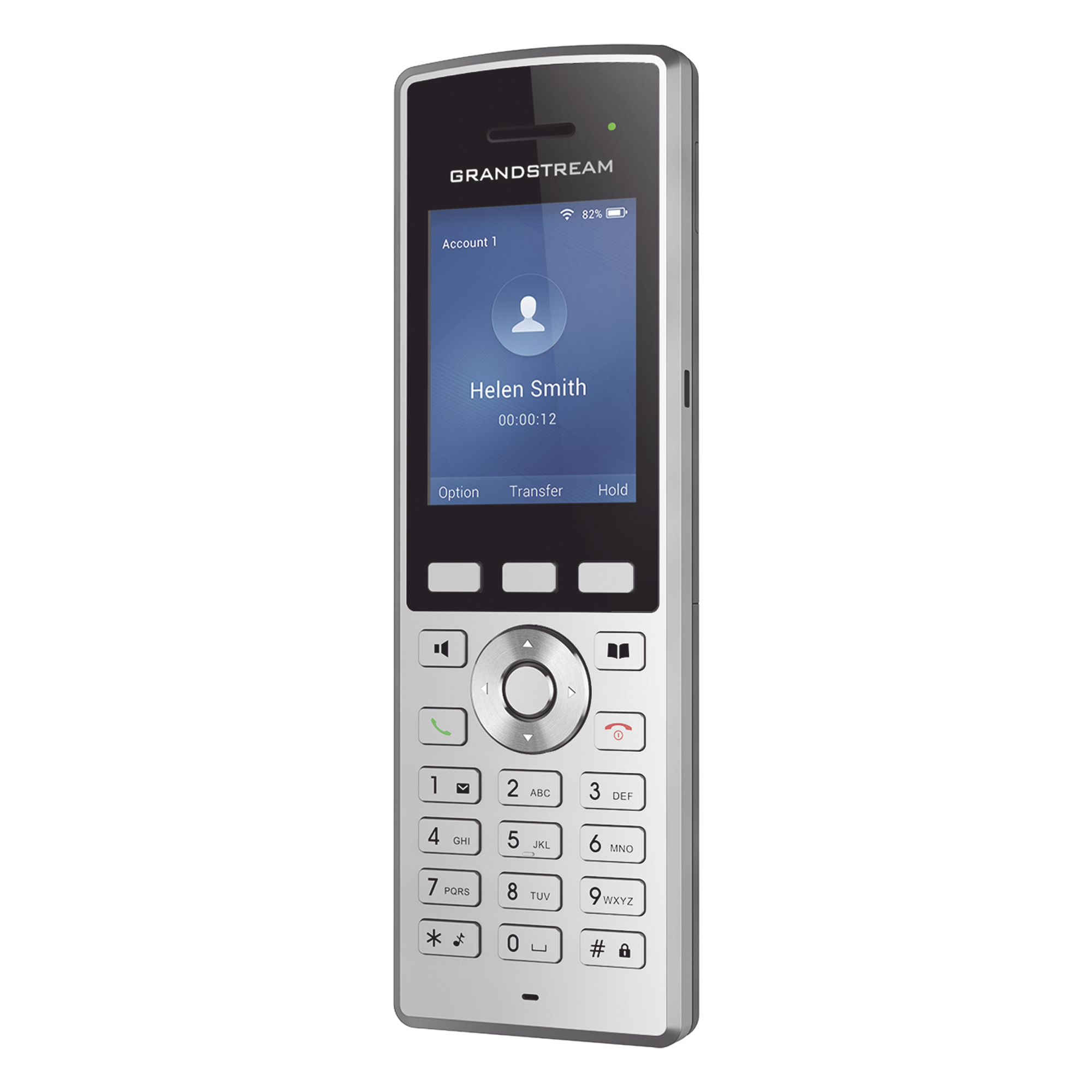 Teléfono IP Portátil Wi-Fi / Dual Band 2.4/5 GHz / 2 Líneas SIP / Bluetooth / HD Voice / 8 Horas Conversación
