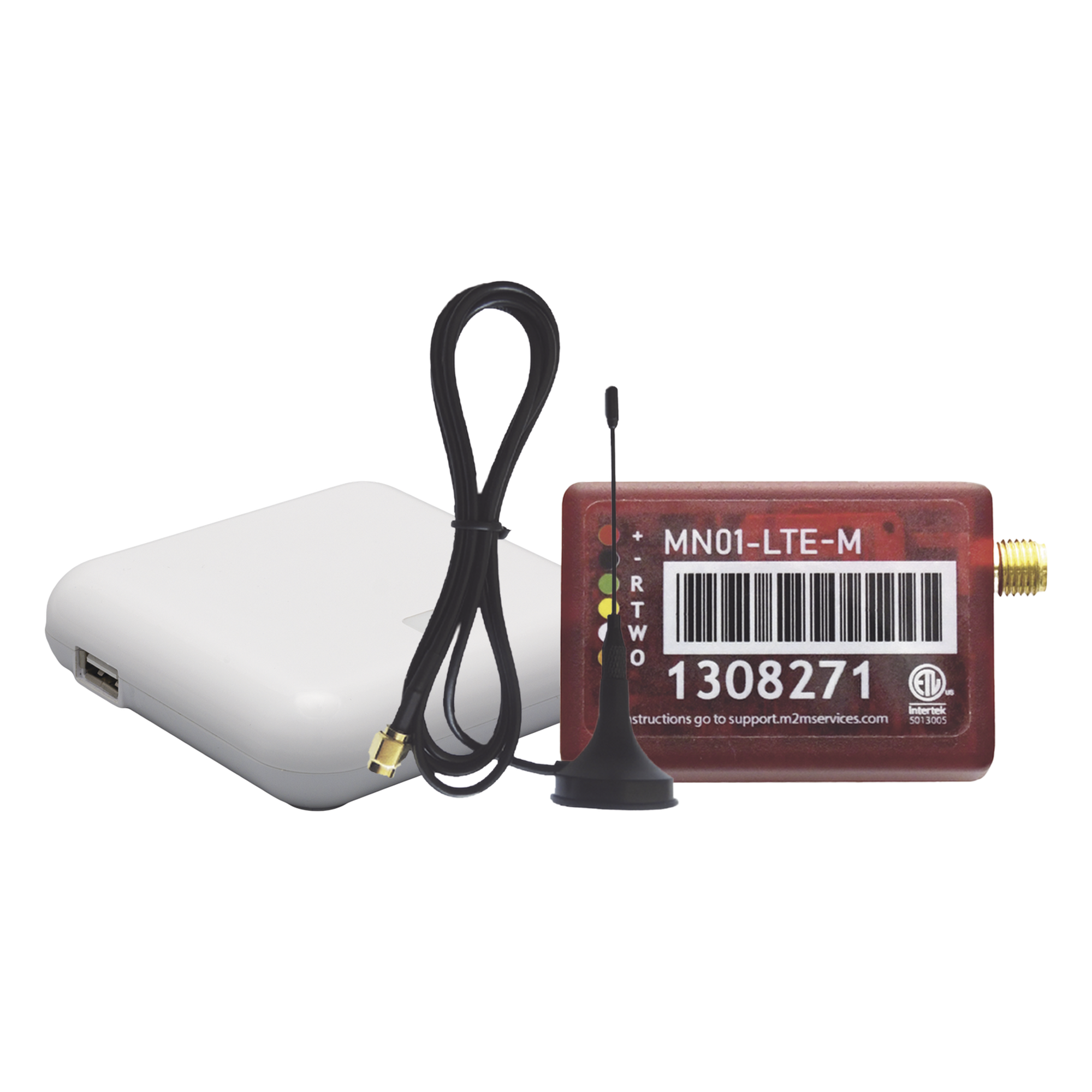 Smart Hub / WiFi 2.4GHz + Ethernet 10/100 Mbps / Soporte 200 Cámaras ONVIF / -40 a 85°C / 3.74x3.74x0.98 in — M2M SERVICES · SKU M2M-KIT-HUB-MN01
