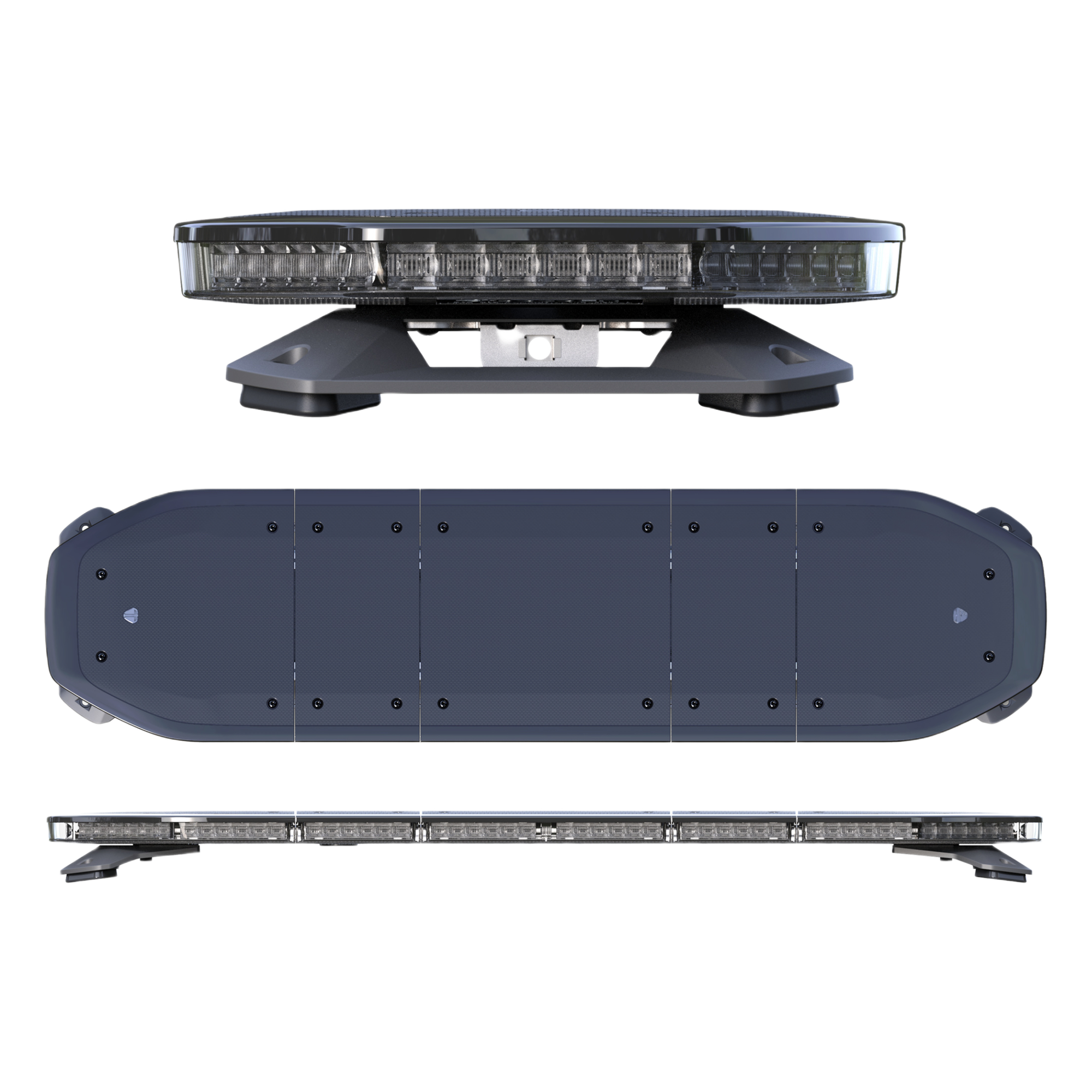 Barra de Luces LED / 48" (121.9 cm) / 216 LED / Dual Color / Óptica 360° / Perfil Ultra Delgado 4 cm (1.6 ft) / Programable USB-C / ECE R65 y SAE