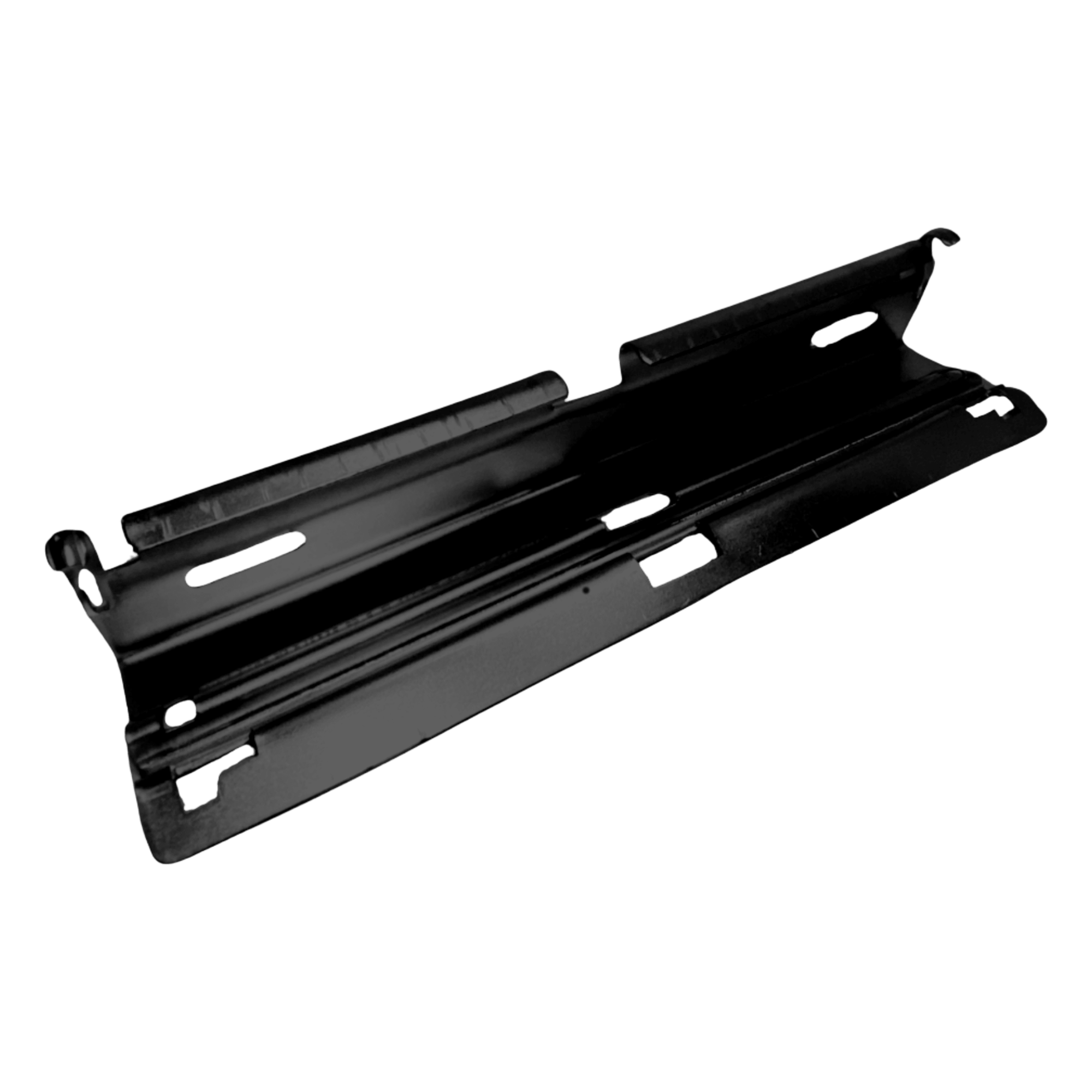 Clip Automático para Charola Tipo Malla / Acero Calibre 18 / Ancho 100 a 300 mm / Acabado Electrozincado 15-20 µm / Pintura Epóxica Negra