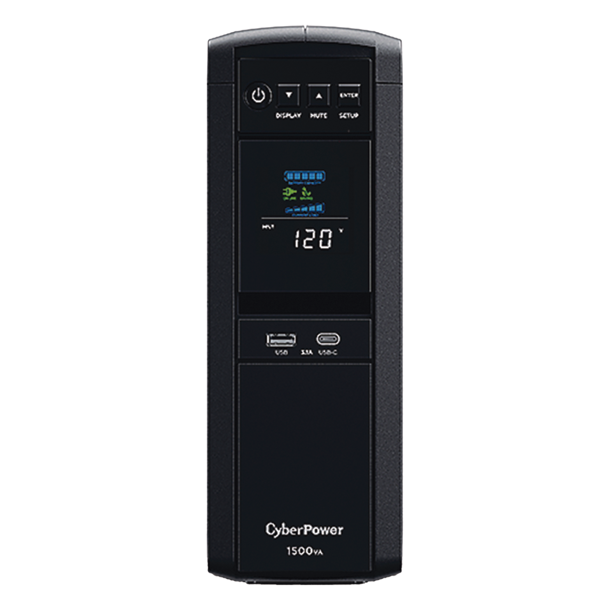 UPS de Torre / 1500 VA / 900 W / Onda Senoidal Pura / Línea Interactiva / 10 Tomas NEMA 5-15R / AVR / Supresión 1030 J