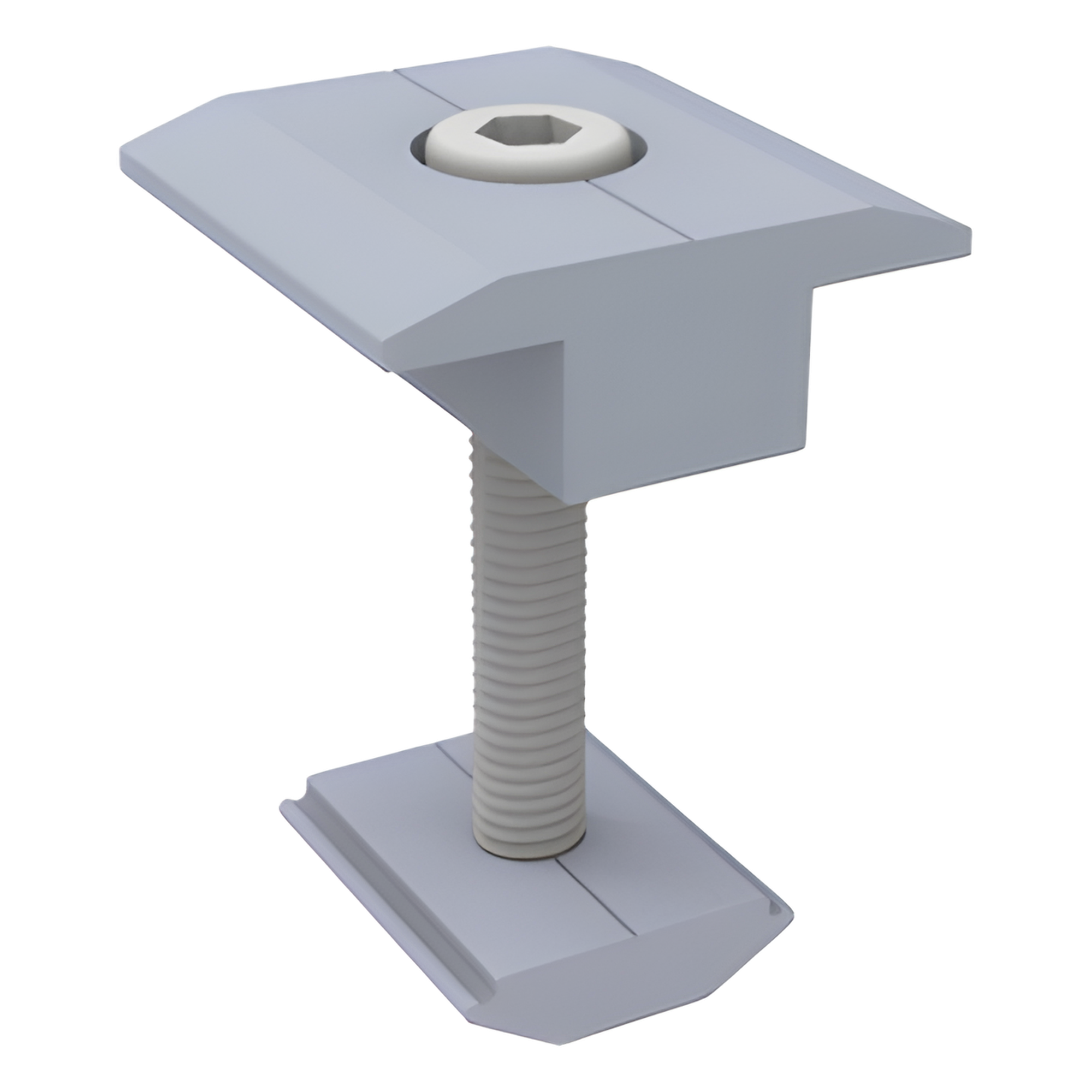 Sujetador Intermedio / 30 mm / Rieles 5 y 8 / Aluminio Anodizado / Montaje Solar — EPCOM POWERLINE · SKU EPLMCN230