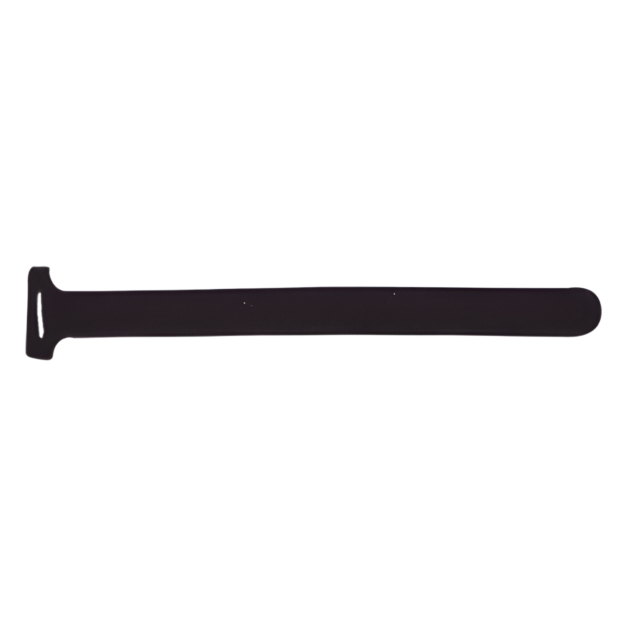 Cincho de contacto reutilizable / 210 x 16 mm / Nylon y polipropileno negro / 20 piezas / 0.69 x 0.63 pulgadas — THORSMAN · SKU CINTHO-210-N