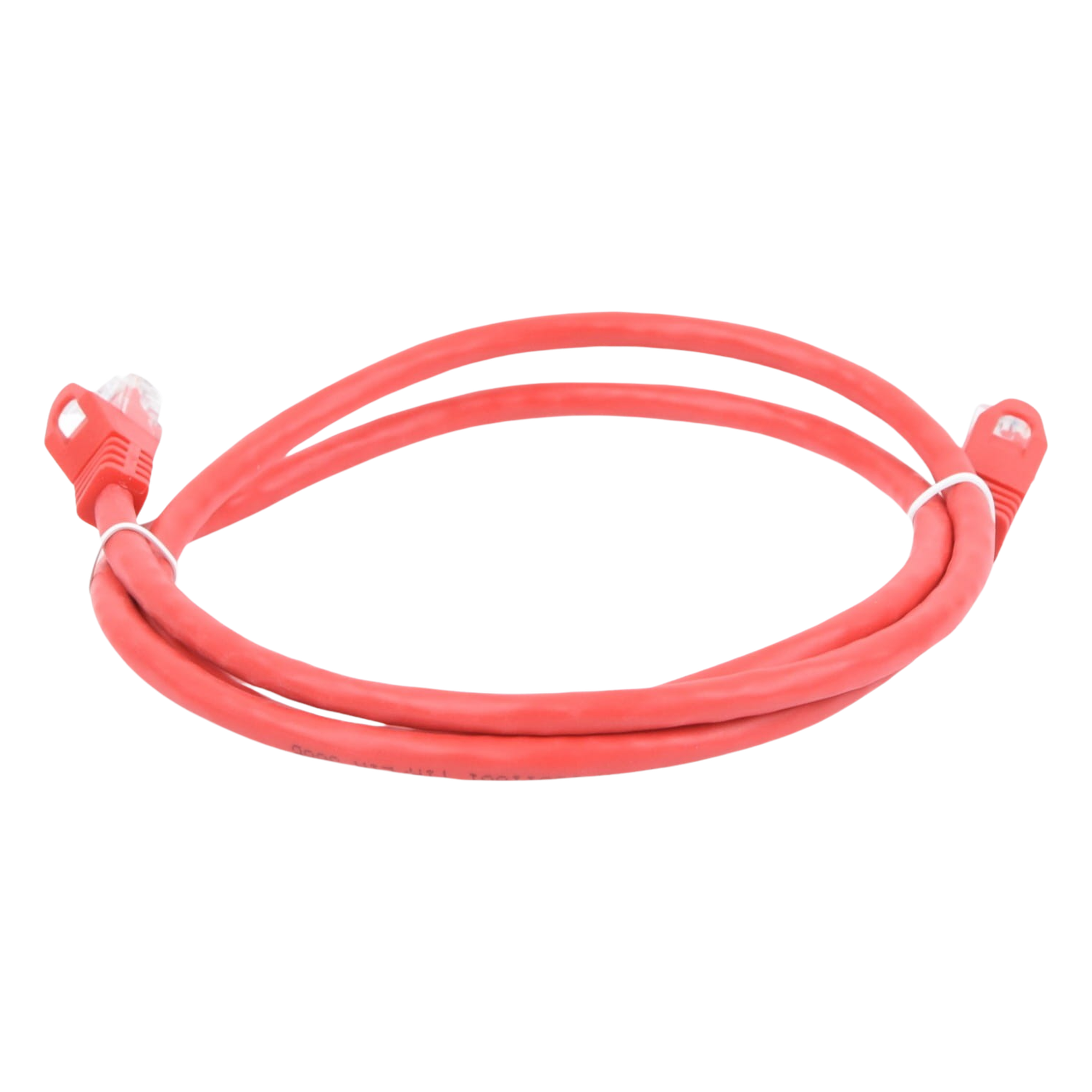 Cable de Parcheo UTP Cat6 / 1 Metro (3.28 Pies) / RJ45 / Sin Blindaje / Rojo