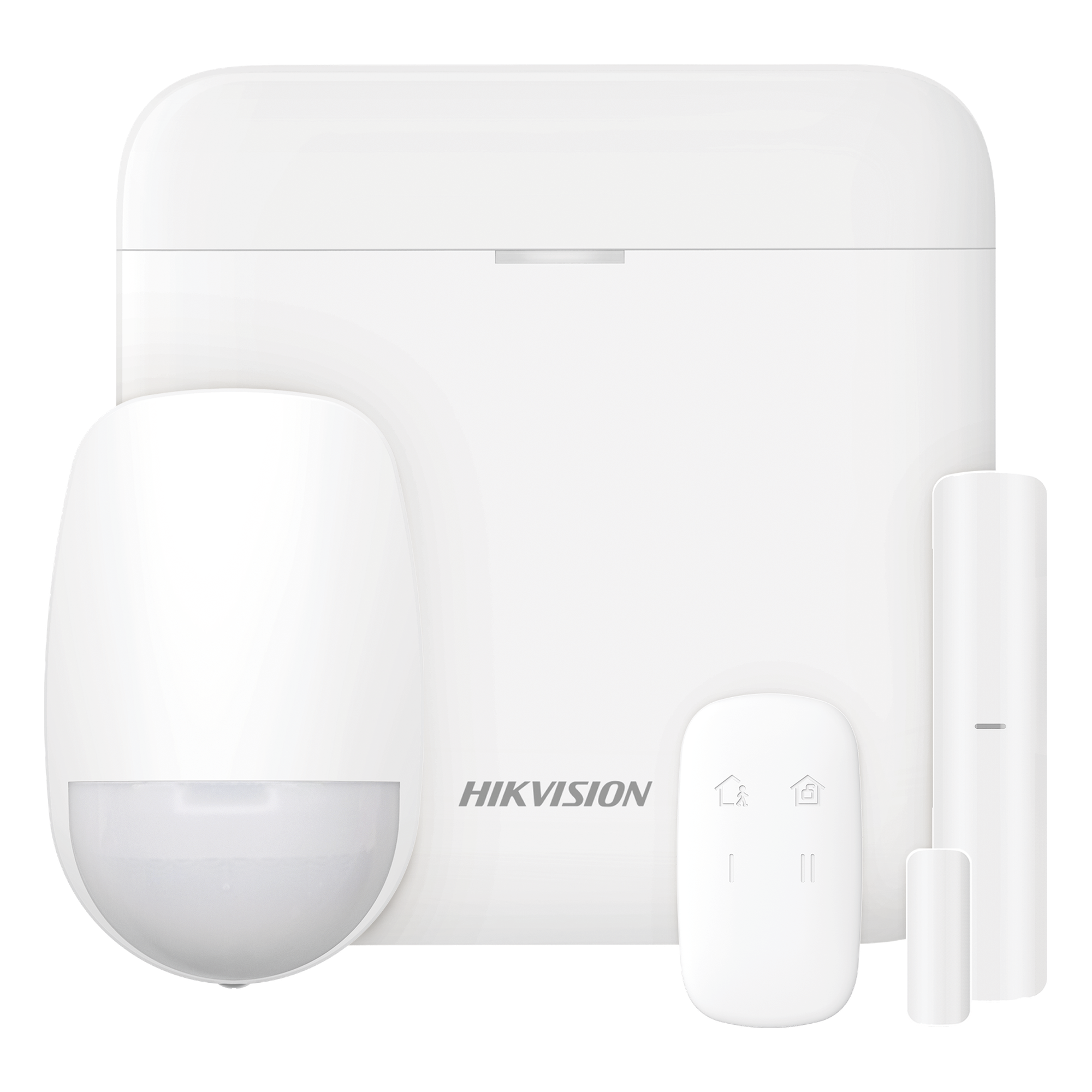 Kit de Alarma Inalámbrico / 48 Zonas / GSM 3G/4G Dual SIM / Wi-Fi 2.4 GHz / Batería de Respaldo 12 h / Cifrado AES-128 — HIKVISION · SKU DS-PWA48-KS