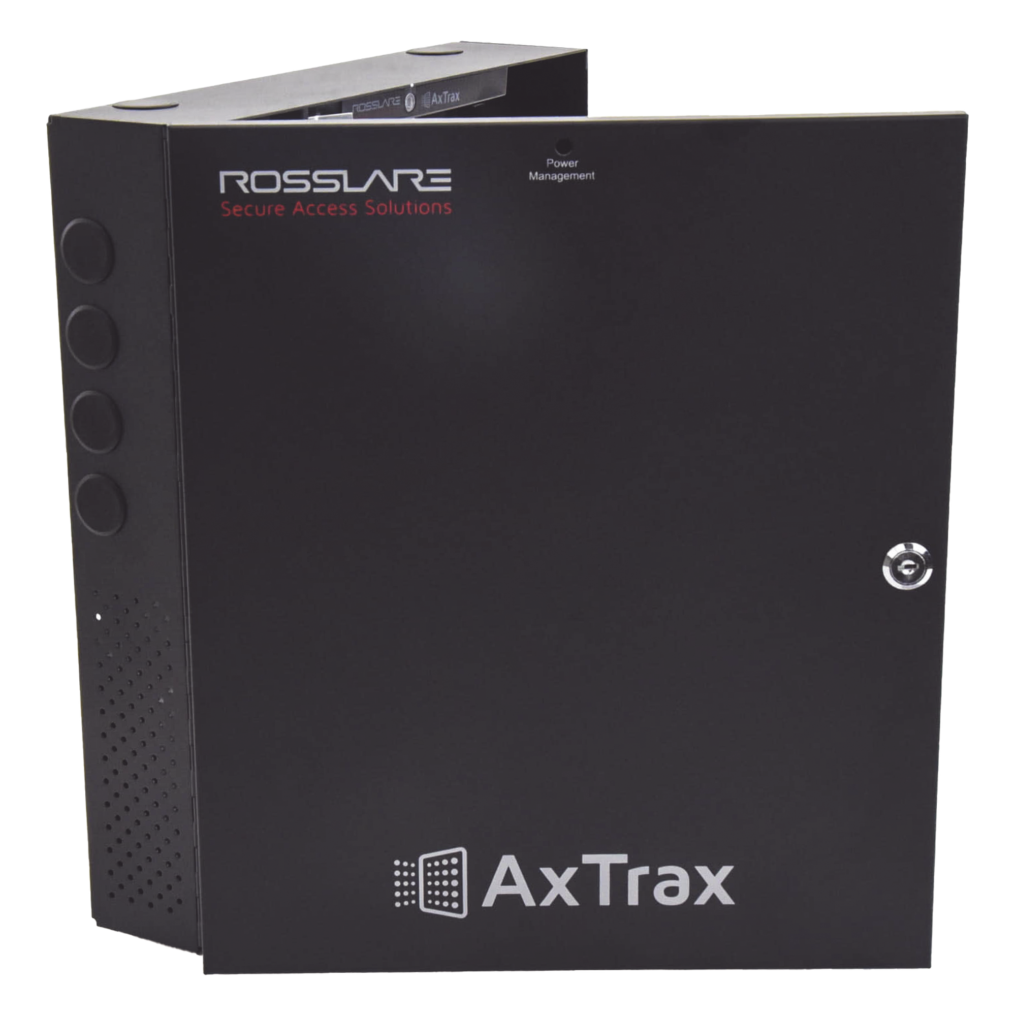 Gabinete de Control de Acceso / 110 VCA a 12 VCC 4A / Compatible con AC825IP y Expansores D805/R805/S805/P805 / Soporte PL712 o PL912 — ROSSLARE SECURITY PRODUCTS · SKU ME1515U
