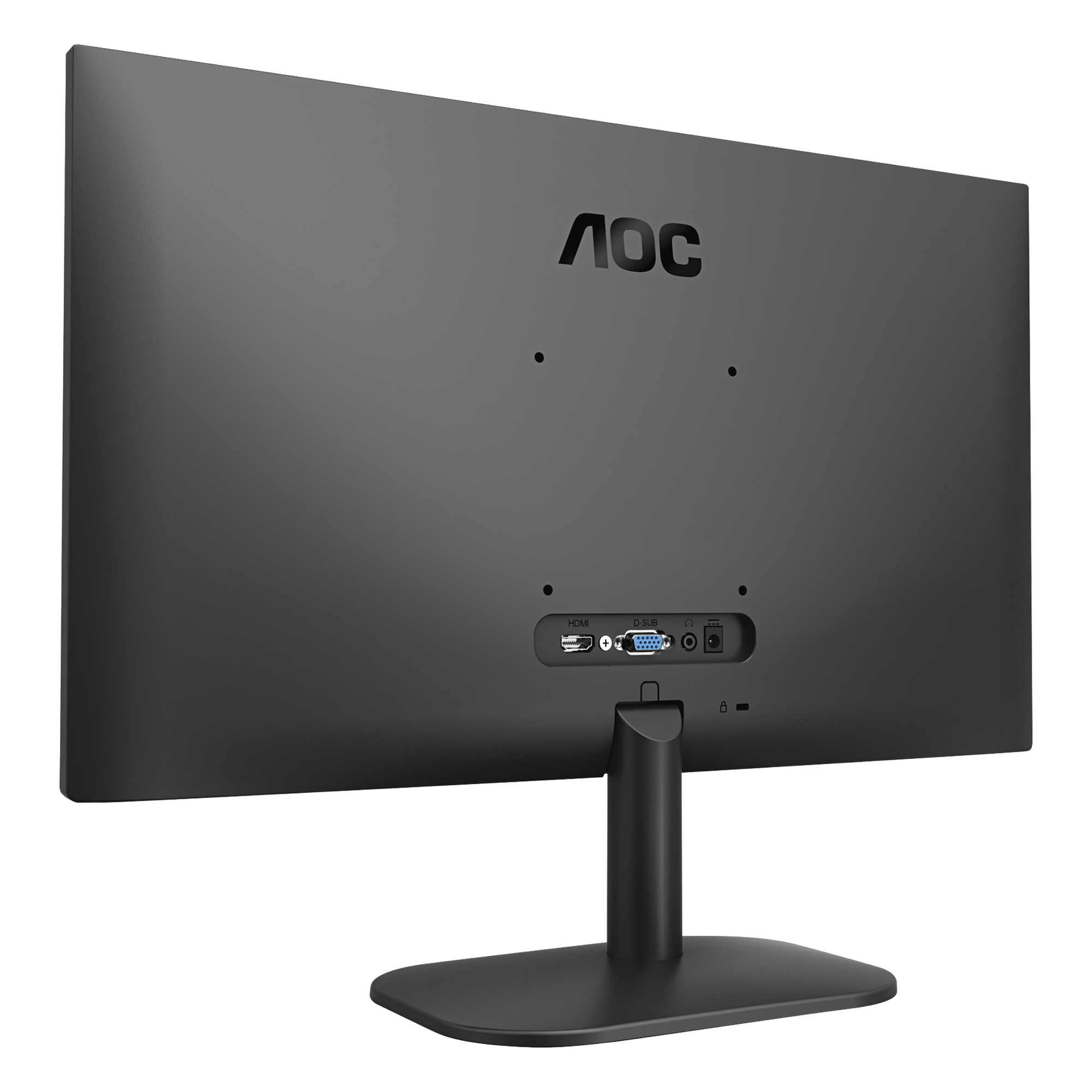 Monitor LED de 23.8" VESA, Resolución 1920 x 1080 Pixeles, Entradas de Video VGA/HDMI. Panel IPS LCD Backlight LED. Ultra Delgado
