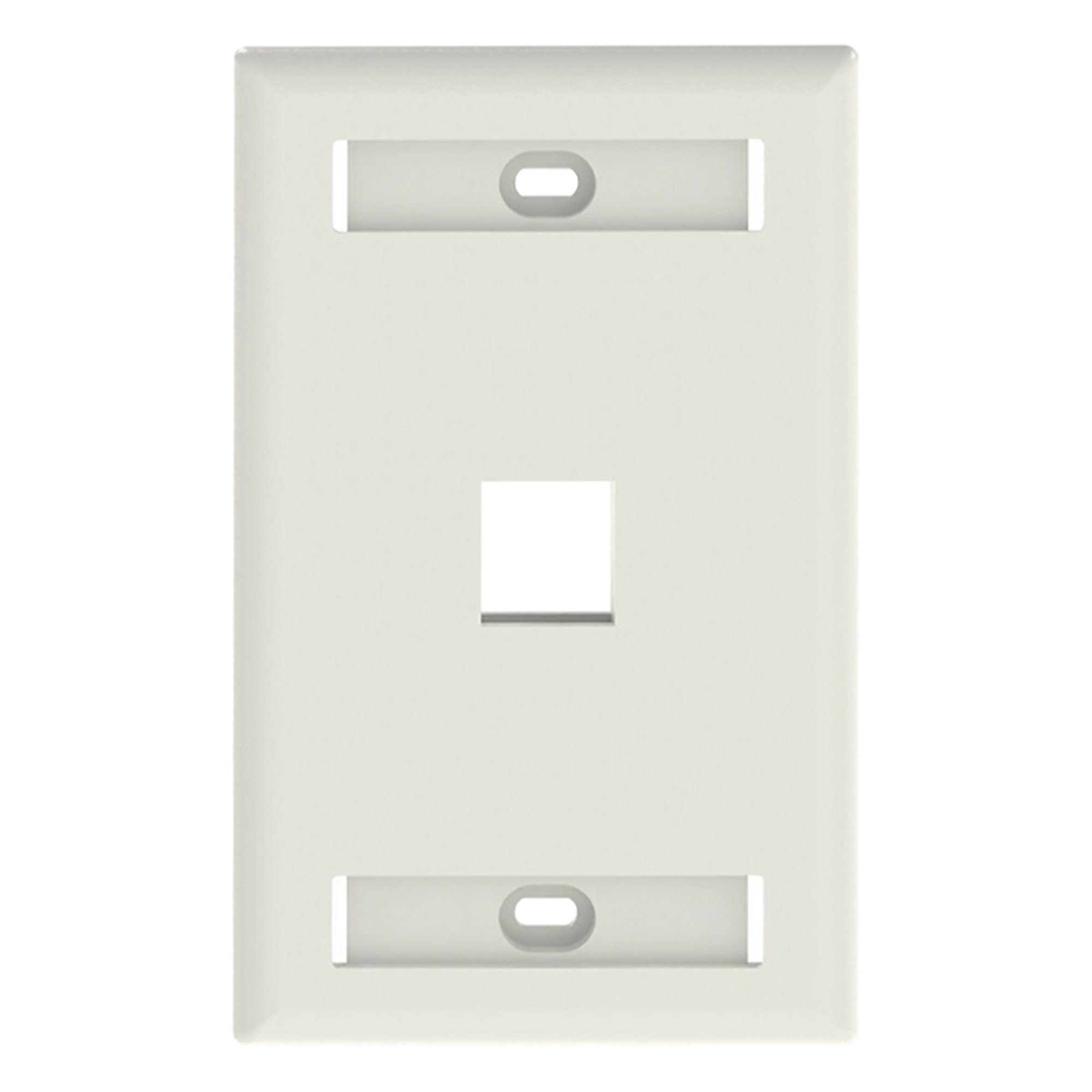Placa de Pared Vertical / 1 Puerto Keystone / 69.8 x 114.3 mm / Blanco Mate — PANDUIT · SKU NK1FIWY