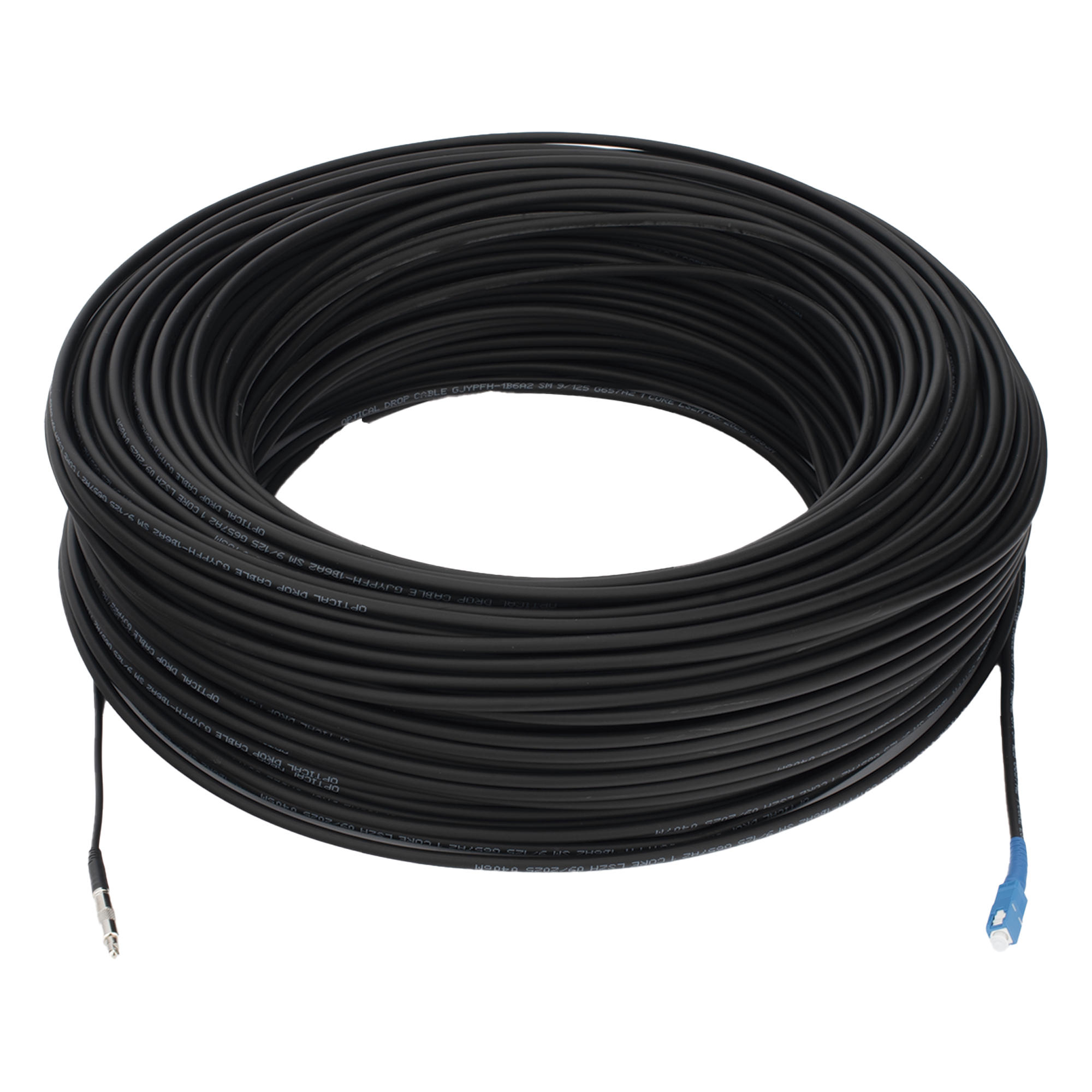Cable Drop de Fibra Óptica / G.657A2 Monomodo / Simplex SC/UPC-SC/UPC / 200 m (656.17 pies) / LS0H / Auto-soportado — LINKEDPRO BY EPCOM · SKU LP-200-SCU