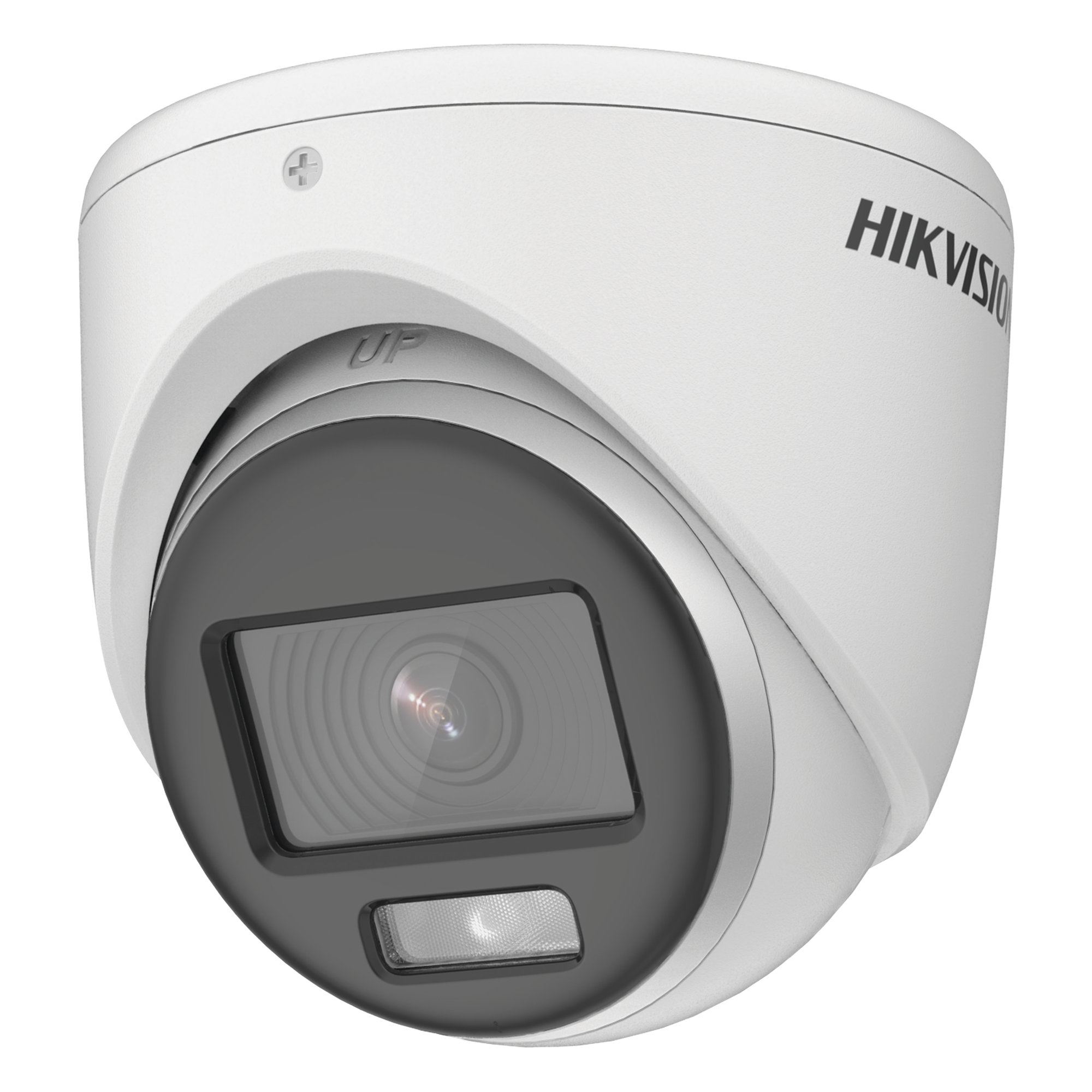 Turret TURBOHD 2 Megapixel (1080p) / Imagen a Color 24/7 / Lente 2.8 mm / METAL / Luz Blanca 65.6 ft / Exterior IP67 / TVI-AHD-CVI-CVBS / dWDR — HIKVISION · SKU DS-2CE70DF0T-MF
