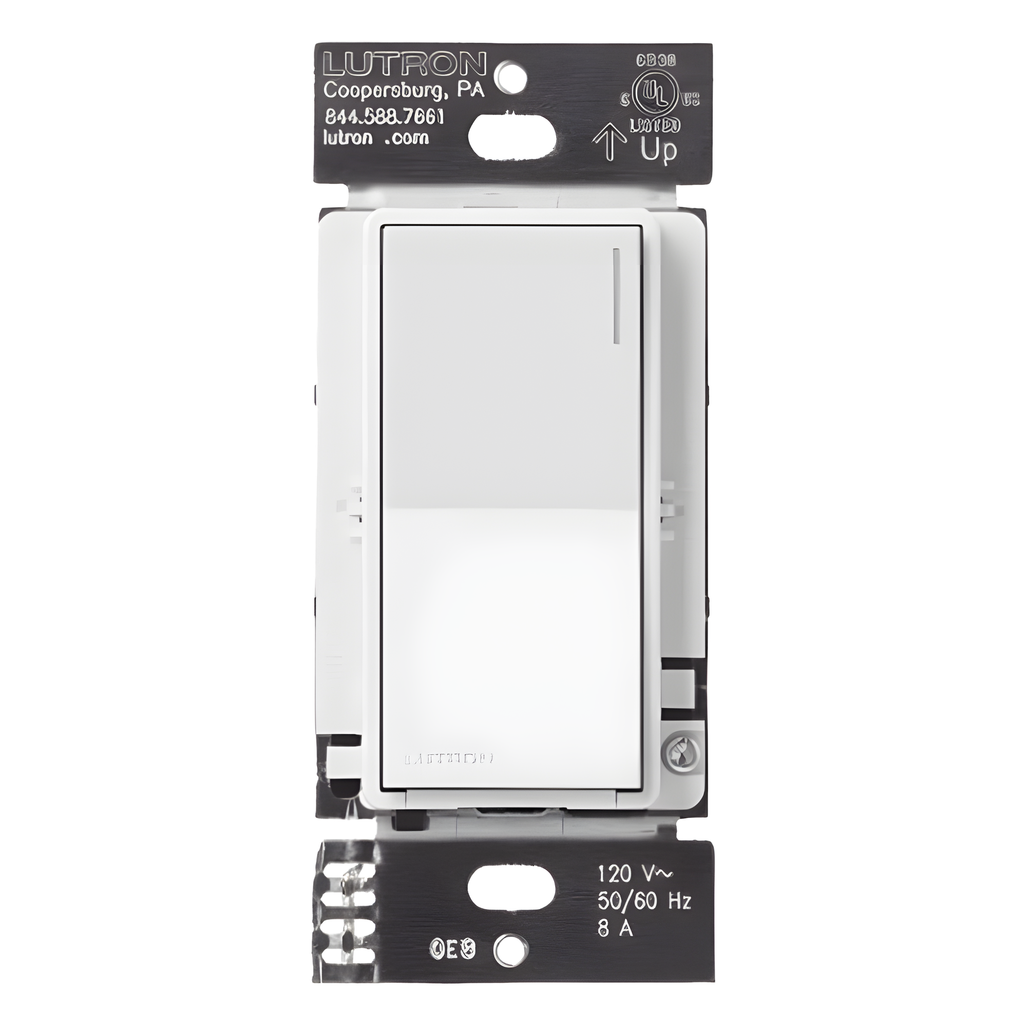 Apagador Auxiliar para 3 Vías / 120 V~ / 8.3 A / Hasta 4 Auxiliares / 45 m (150 ft) de Alcance / Calibre 12/14 AWG — LUTRON RADIORA 3 · SKU RRSTRSWH
