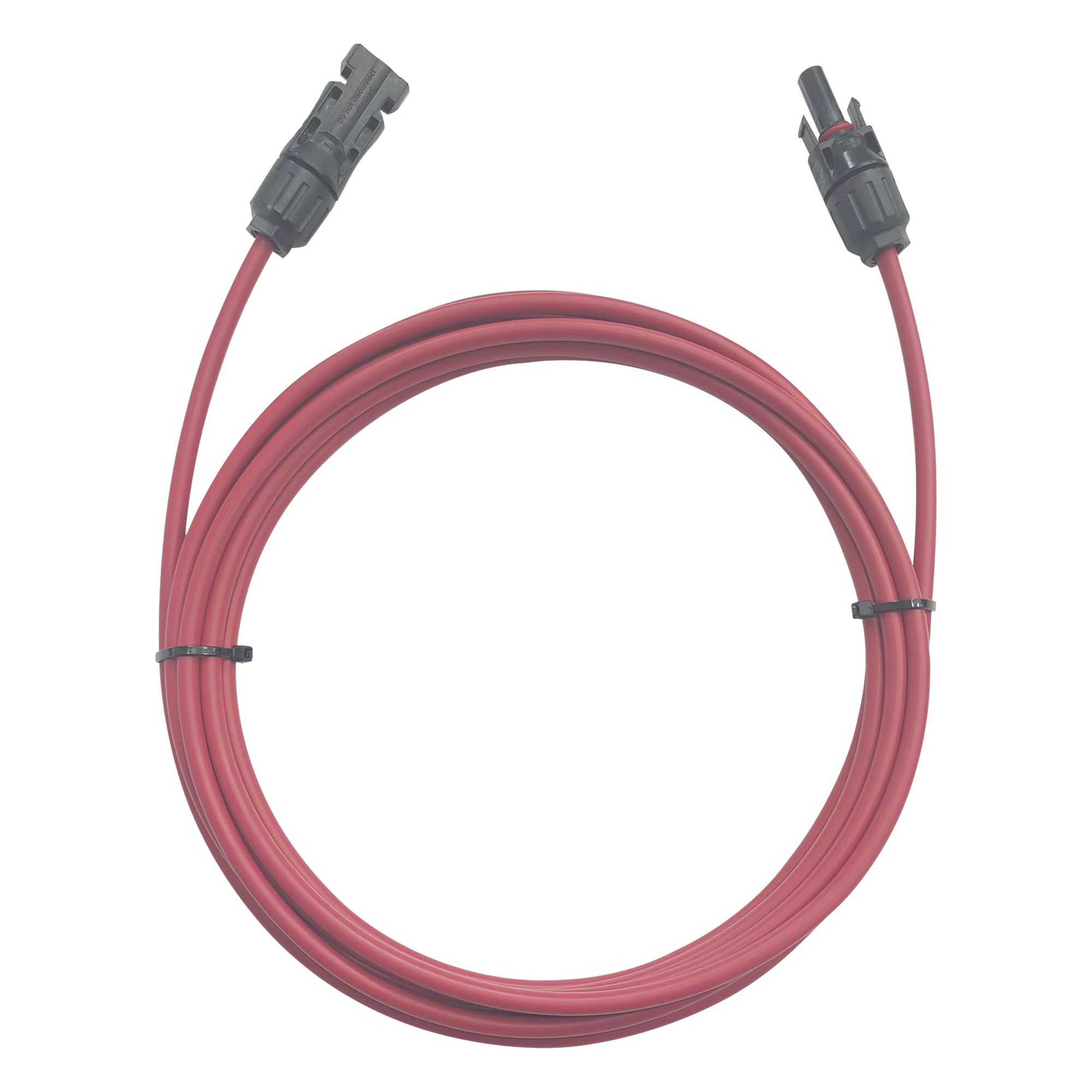 Cable Fotovoltaico / 1 m (3.28 ft) / 6 mm² (10 AWG) / Rojo / MC4 Macho-Hembra / -40°C a 90°C / 1000/2000 V — EPCOM POWERLINE · SKU CFMC41MRED