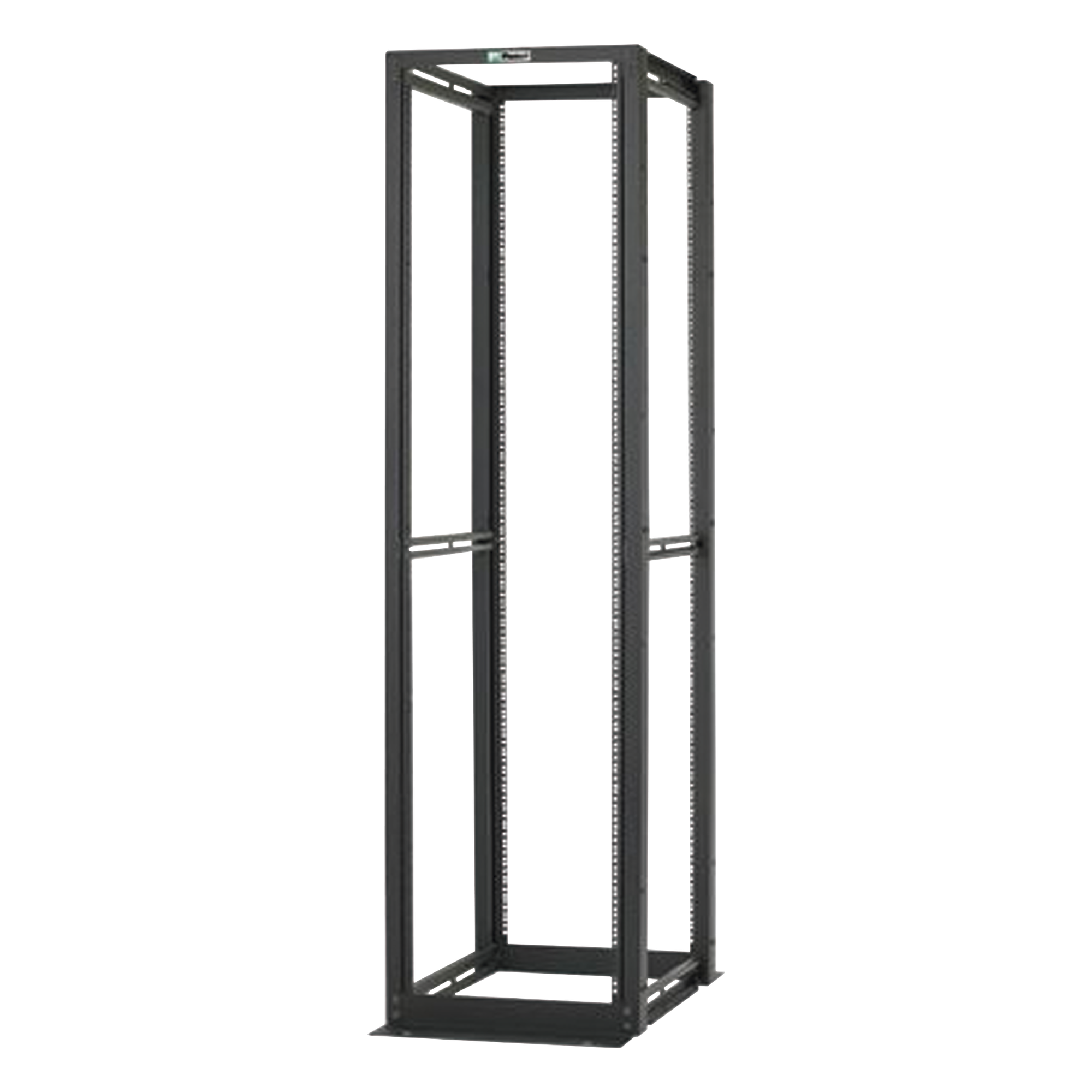 Rack de Cuatro Postes / 45 Unidades de Rack / 19" EIA / Carga 2500 lbs (1134 kg) / Profundidad 762 mm (30 in) / Rieles Numerados Roscados #12-24 — PANDUIT · SKU R4P