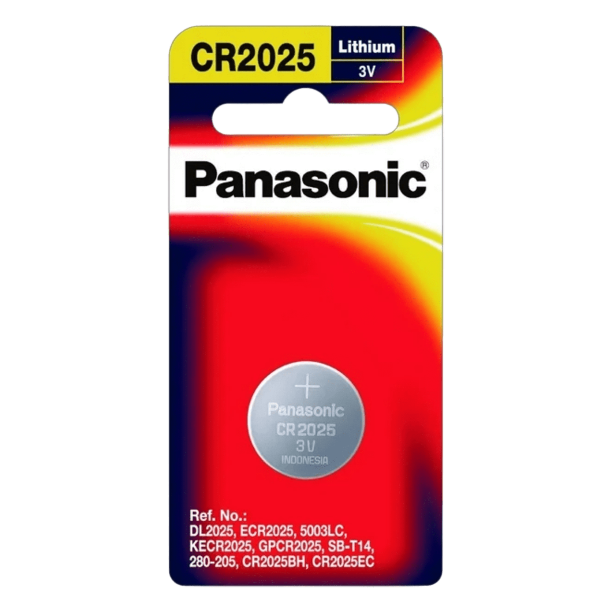 Batería de Botón de Litio / 3 V / 150 mAh / Operación -40 °C a 60 °C / Alta Densidad Energética — PANASONIC · SKU CR2025PM