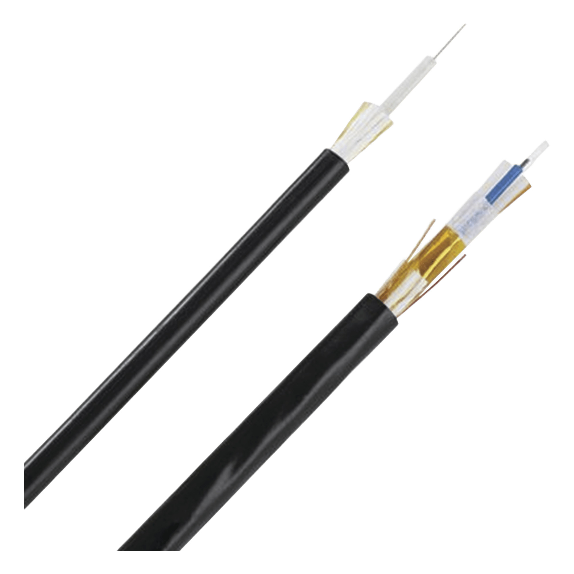 Cable de Fibra Óptica / 48 Hilos / Multimodo OM3 50/125 / Interior/Exterior / Loose Tube 250μm / OFNR Riser / Dieléctrico / 2 pies marcas — PANDUIT · SKU FONRX48Y