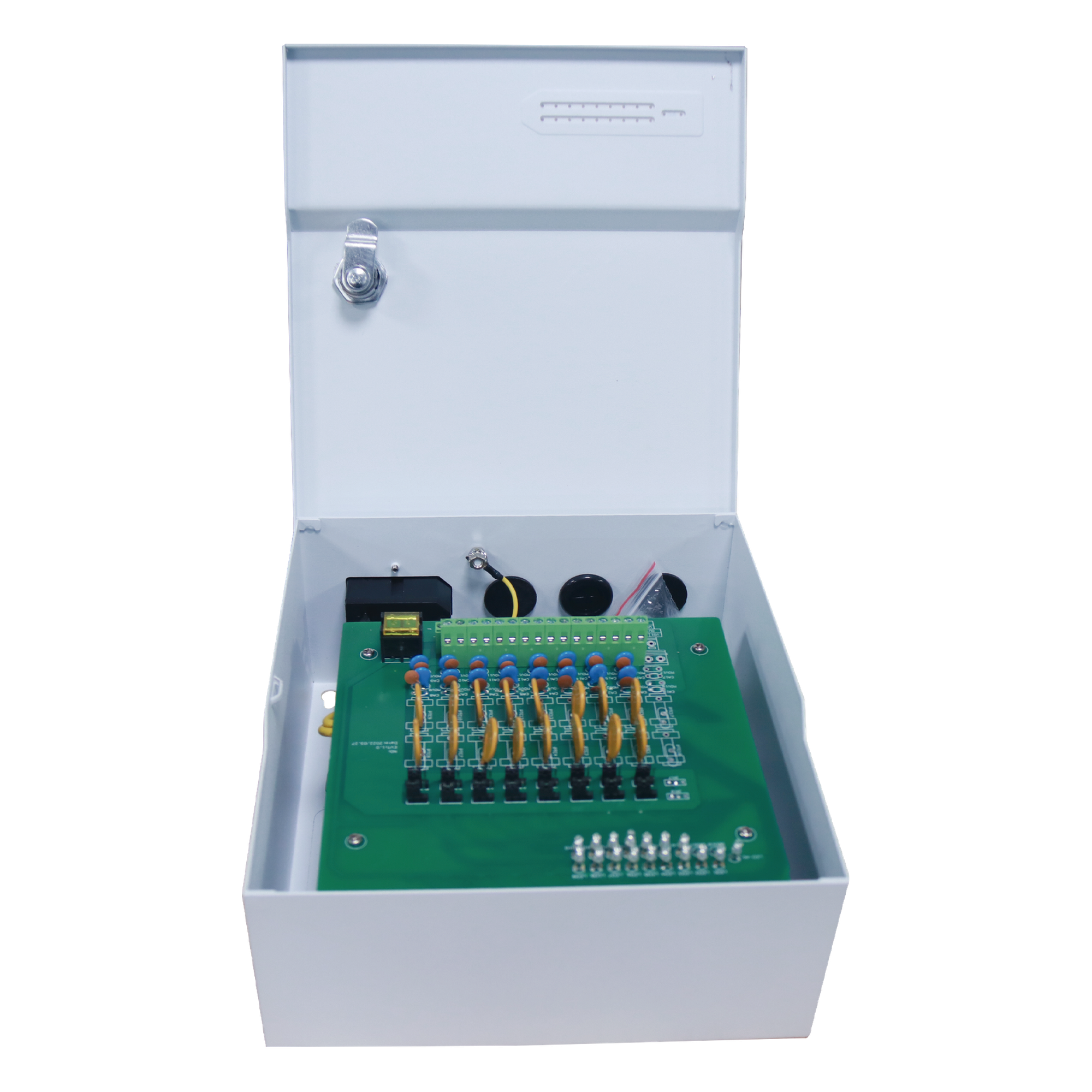 Fuente de Poder / Entrada 100-240 Vca / Salida 24 Vca / 20 A / 16 Canales / 36 W / Rango -25°C a 40°C / 8.5 x 7.95 x 3.86 in