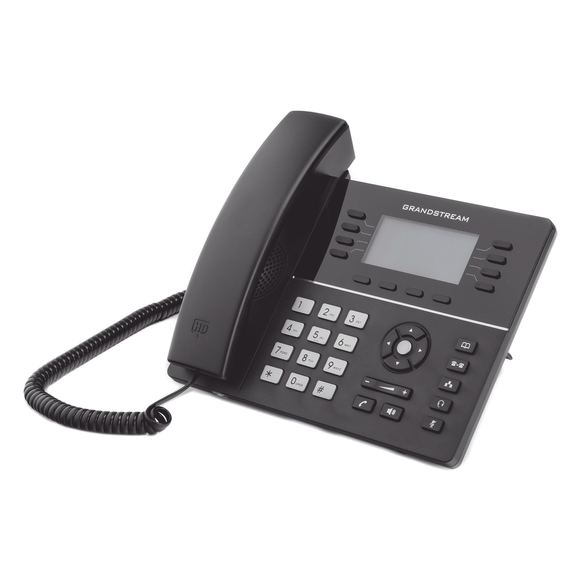 Teléfono IP Gama media de 8 Líneas con 4 teclas de función, 32 teclas de extensión BLF digital y conferencia de 5 vías PoE Gigabit